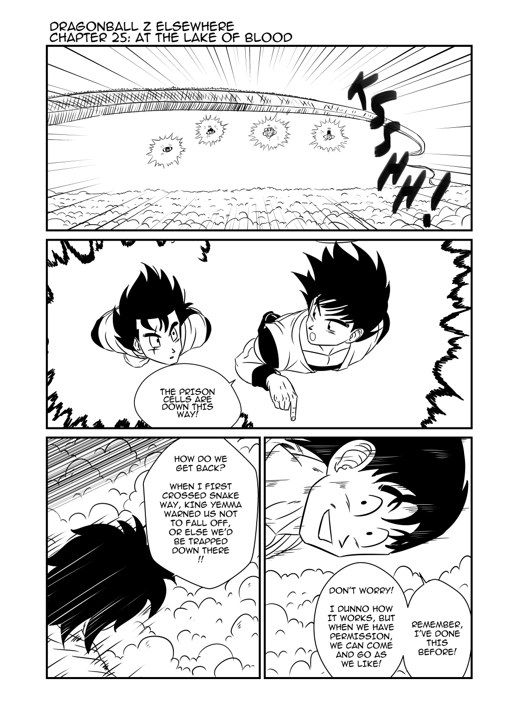 Dragon Ball Z Elsewhere (Doujinshi) Vol. 3 Ch. 25 At The Lake Of Blood