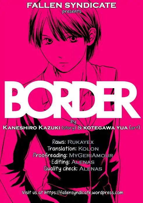 Border (KOTEGAWA Yua) Chapter 16: [END]