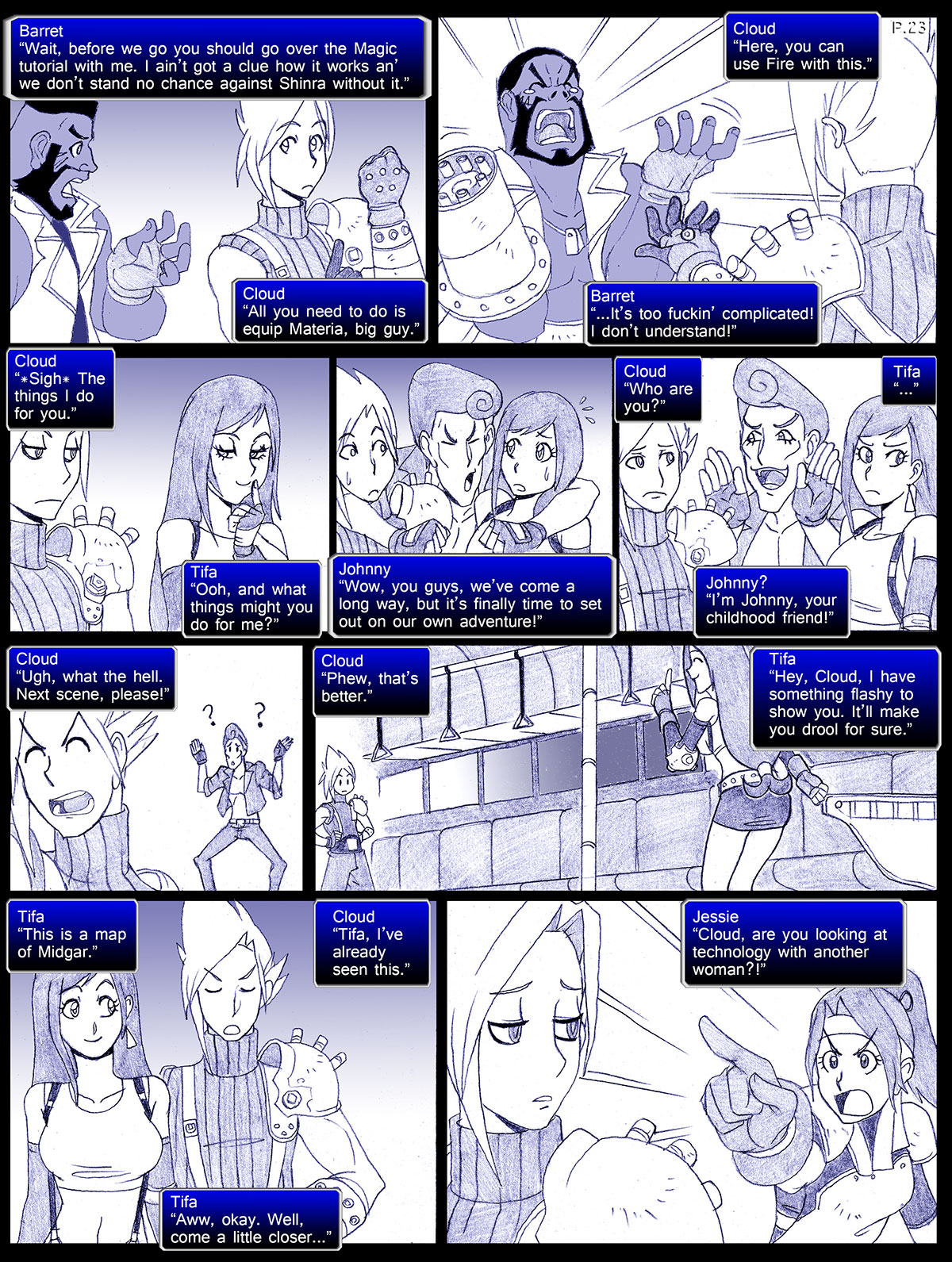 Final Fantasy VII: The Sevening (Doujinshi) Ch. 23
