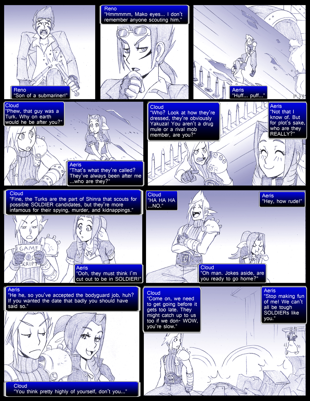 Final Fantasy VII: The Sevening (Doujinshi) Ch. 39