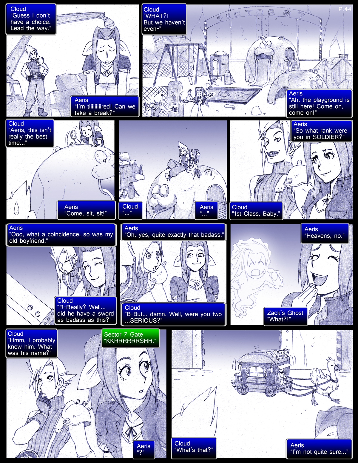 Final Fantasy VII: The Sevening (Doujinshi) Ch. 44