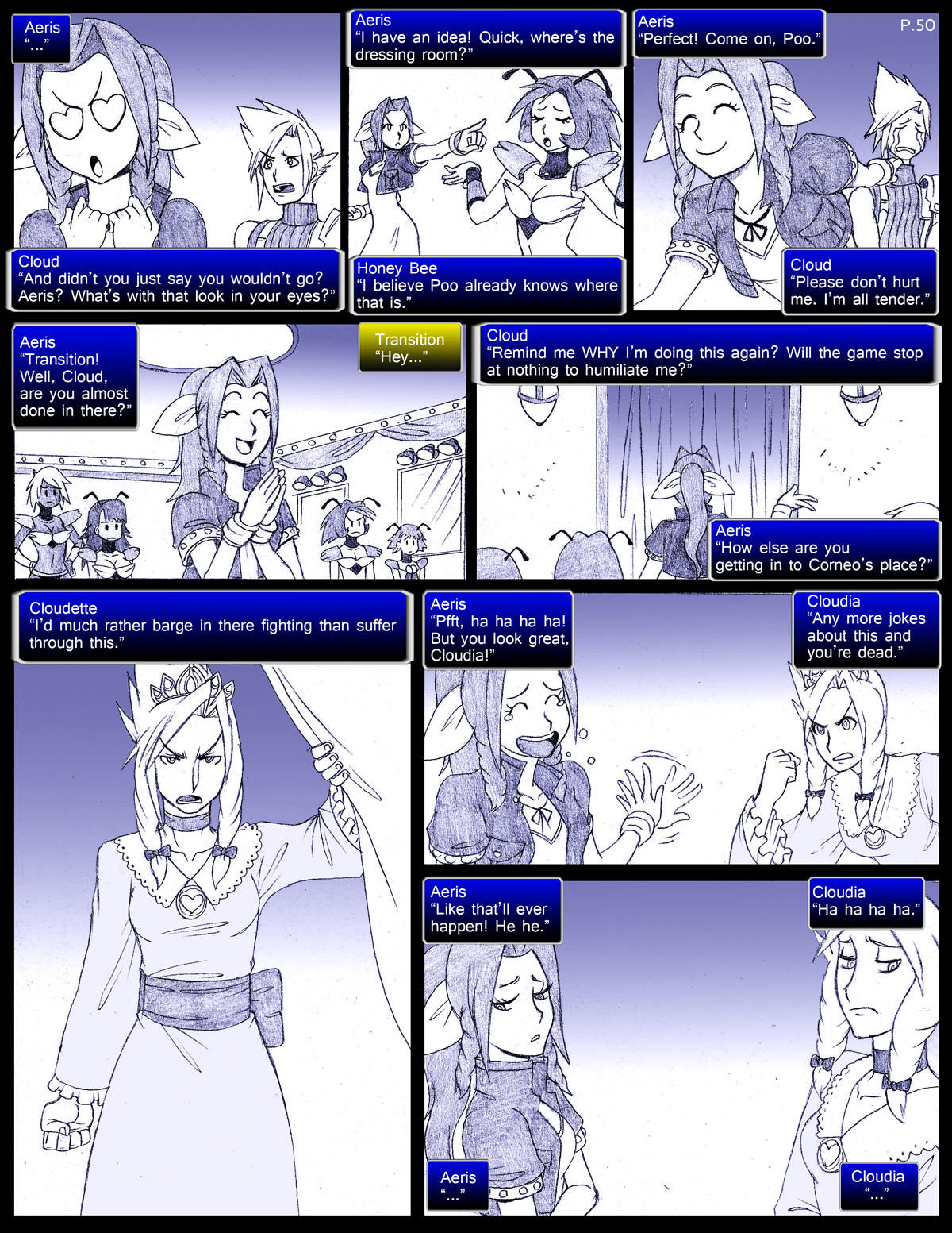 Final Fantasy VII: The Sevening (Doujinshi) Ch. 50