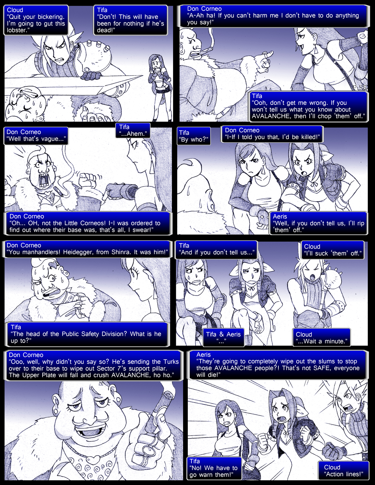 Final Fantasy VII: The Sevening (Doujinshi) Ch. 58