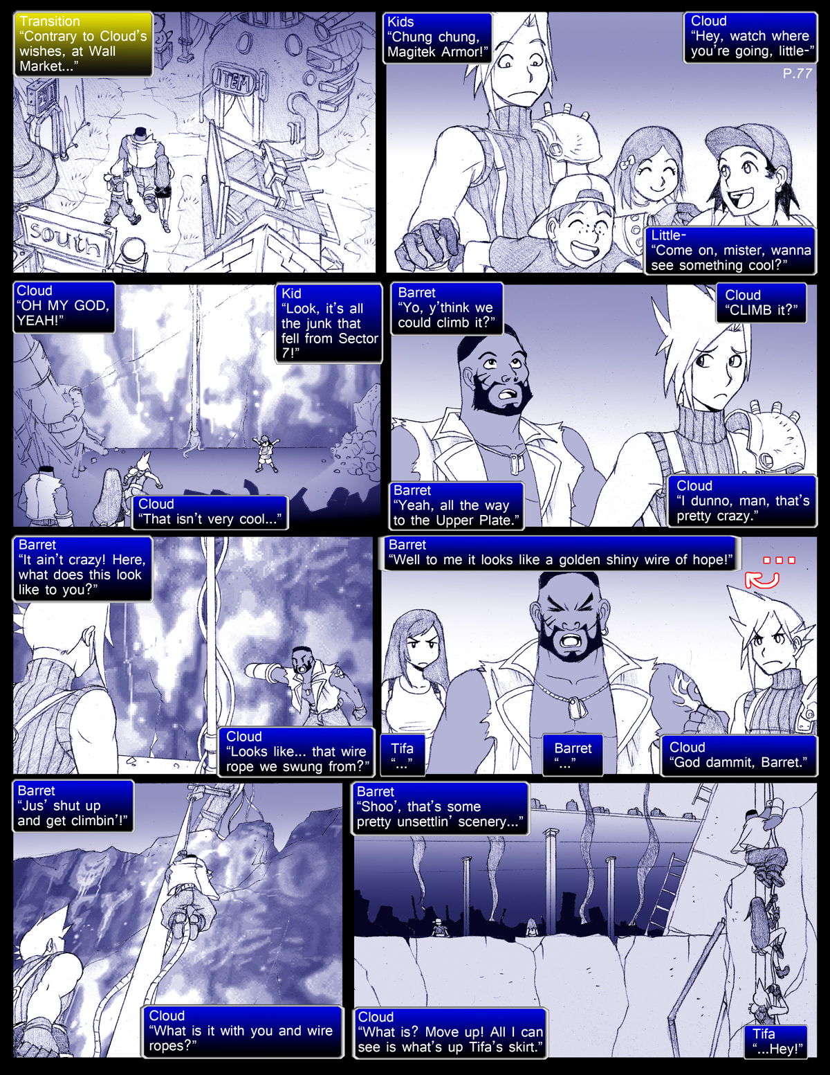 Final Fantasy VII: The Sevening (Doujinshi) Ch. 77