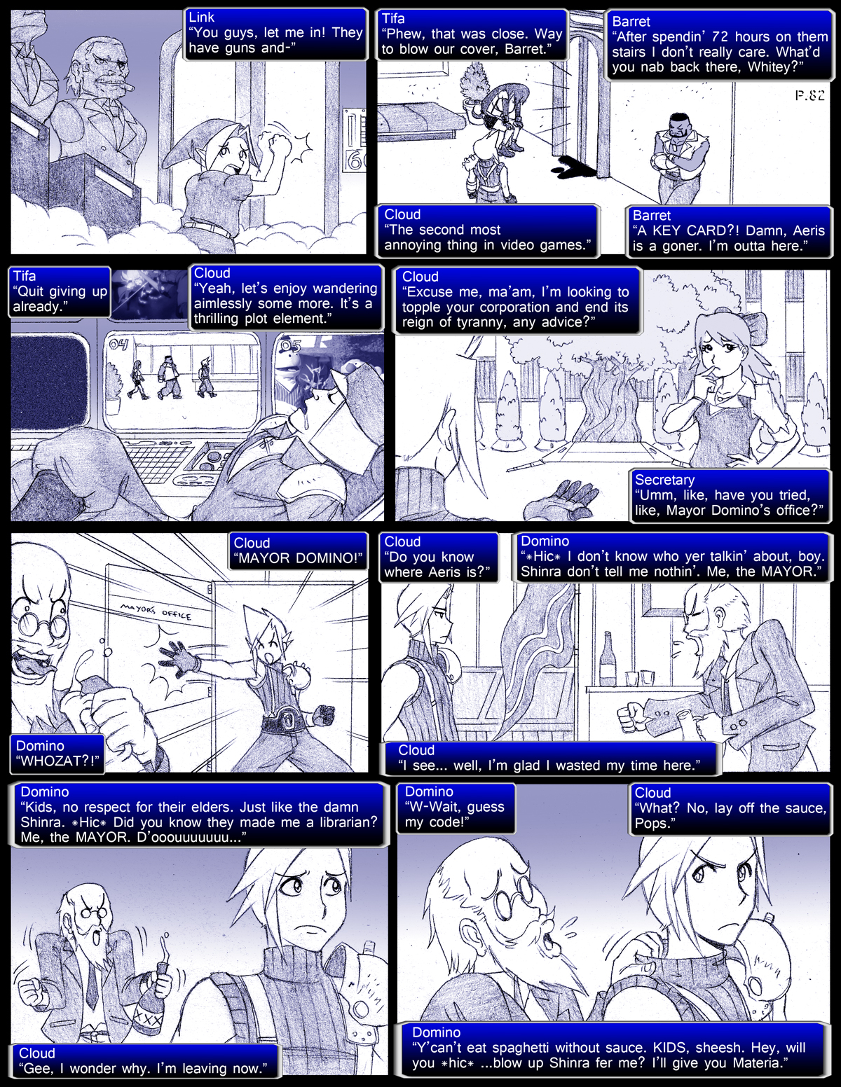 Final Fantasy VII: The Sevening (Doujinshi) Ch. 82