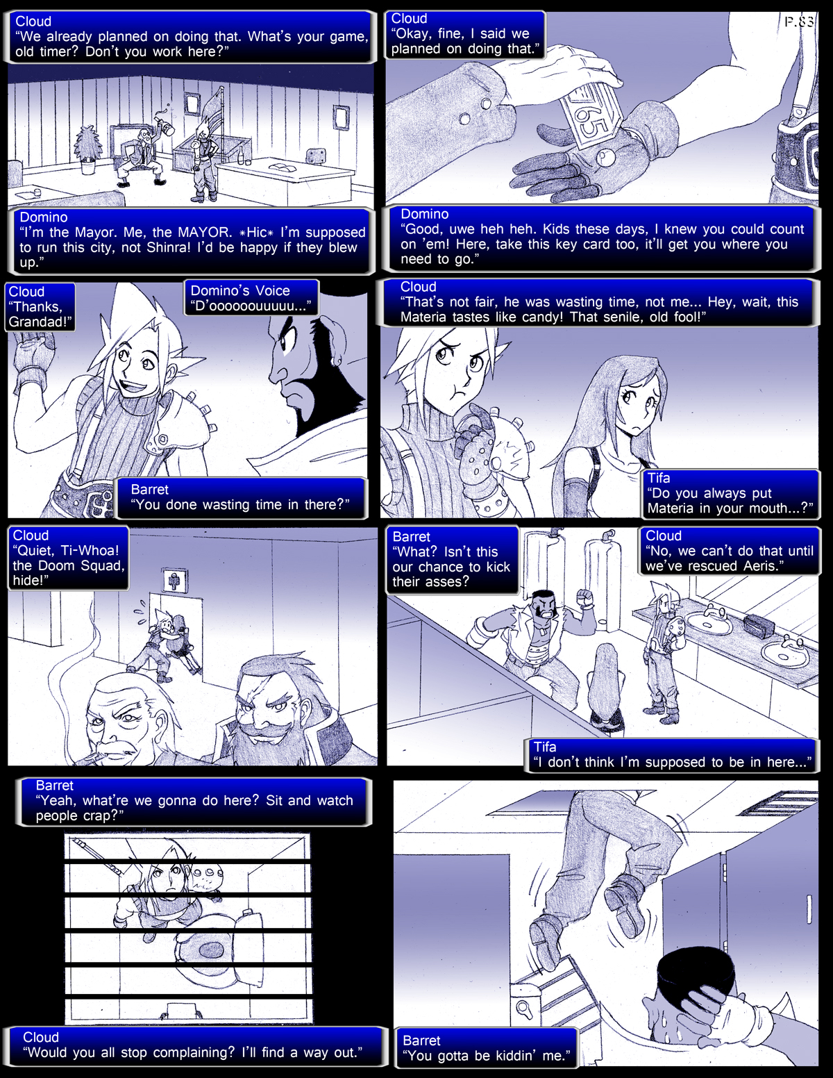 Final Fantasy VII: The Sevening (Doujinshi) Ch. 83