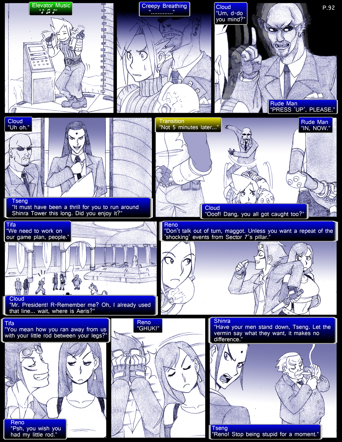 Final Fantasy VII: The Sevening (Doujinshi) Ch. 92