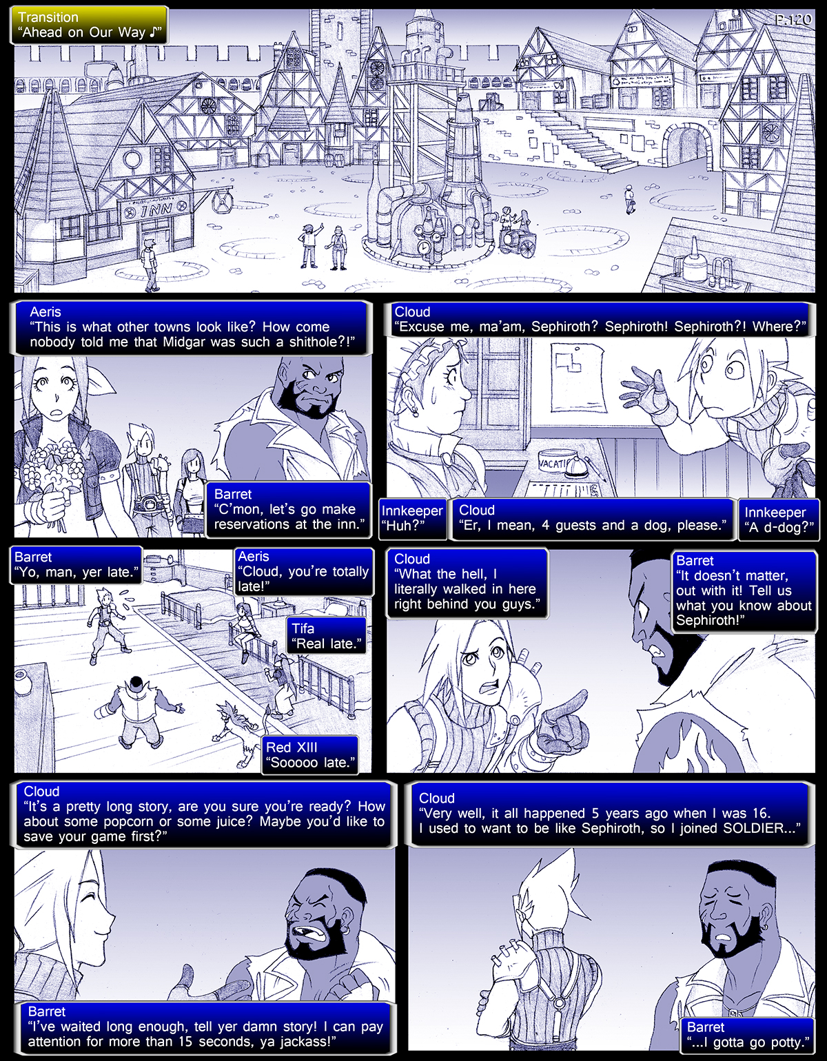 Final Fantasy VII: The Sevening (Doujinshi) Ch. 120