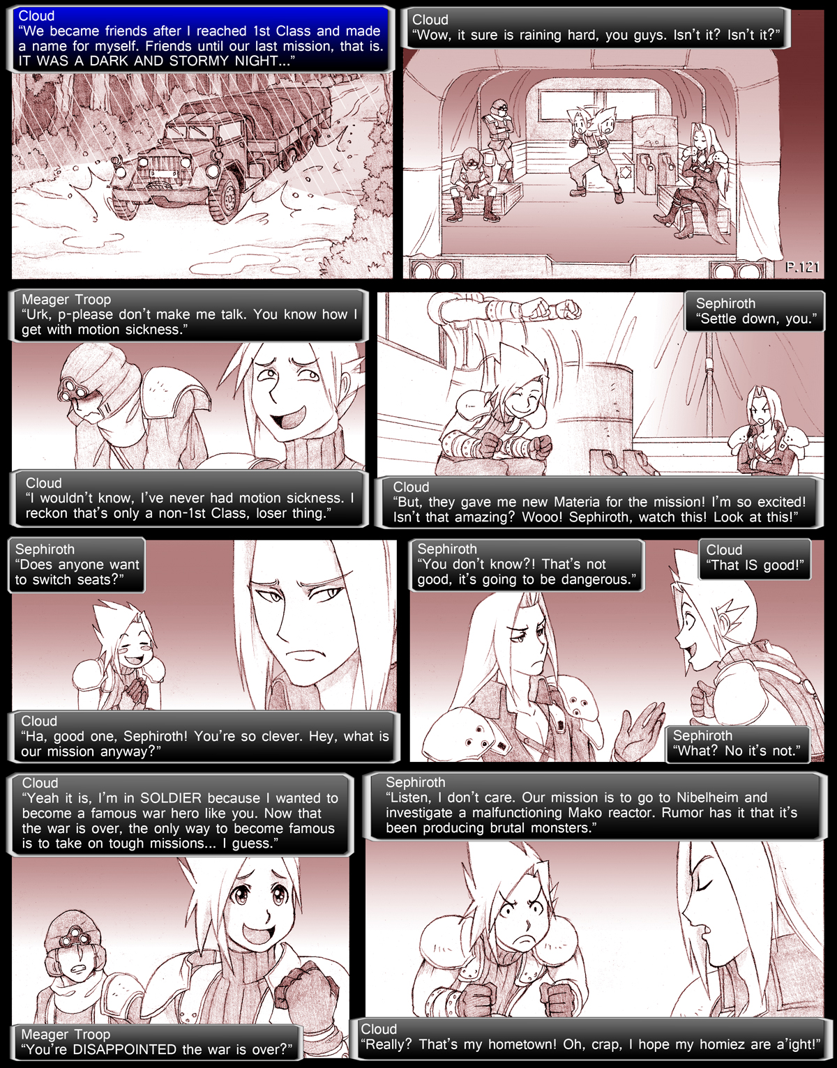 Final Fantasy VII: The Sevening (Doujinshi) Ch. 121