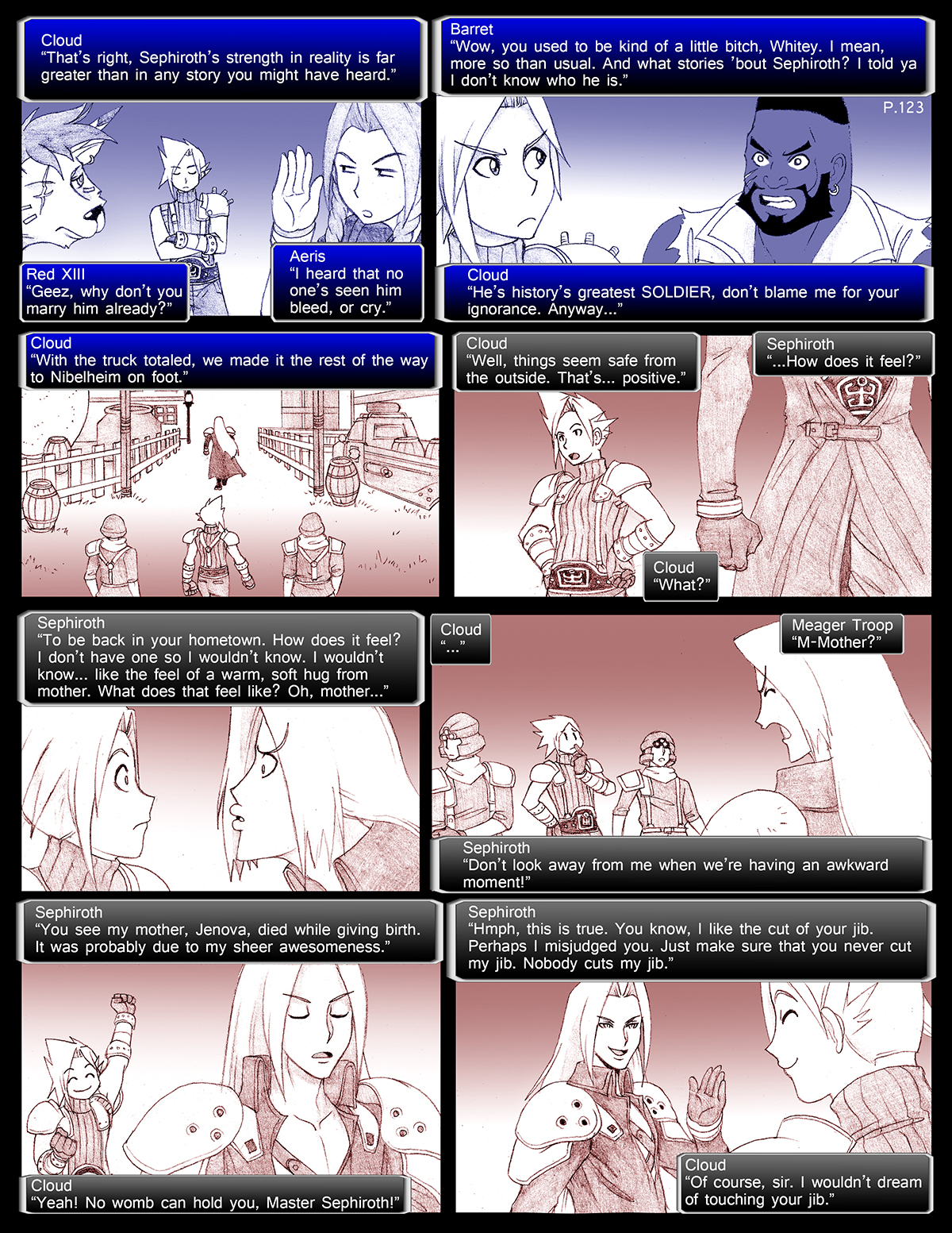 Final Fantasy VII: The Sevening (Doujinshi) Ch. 123