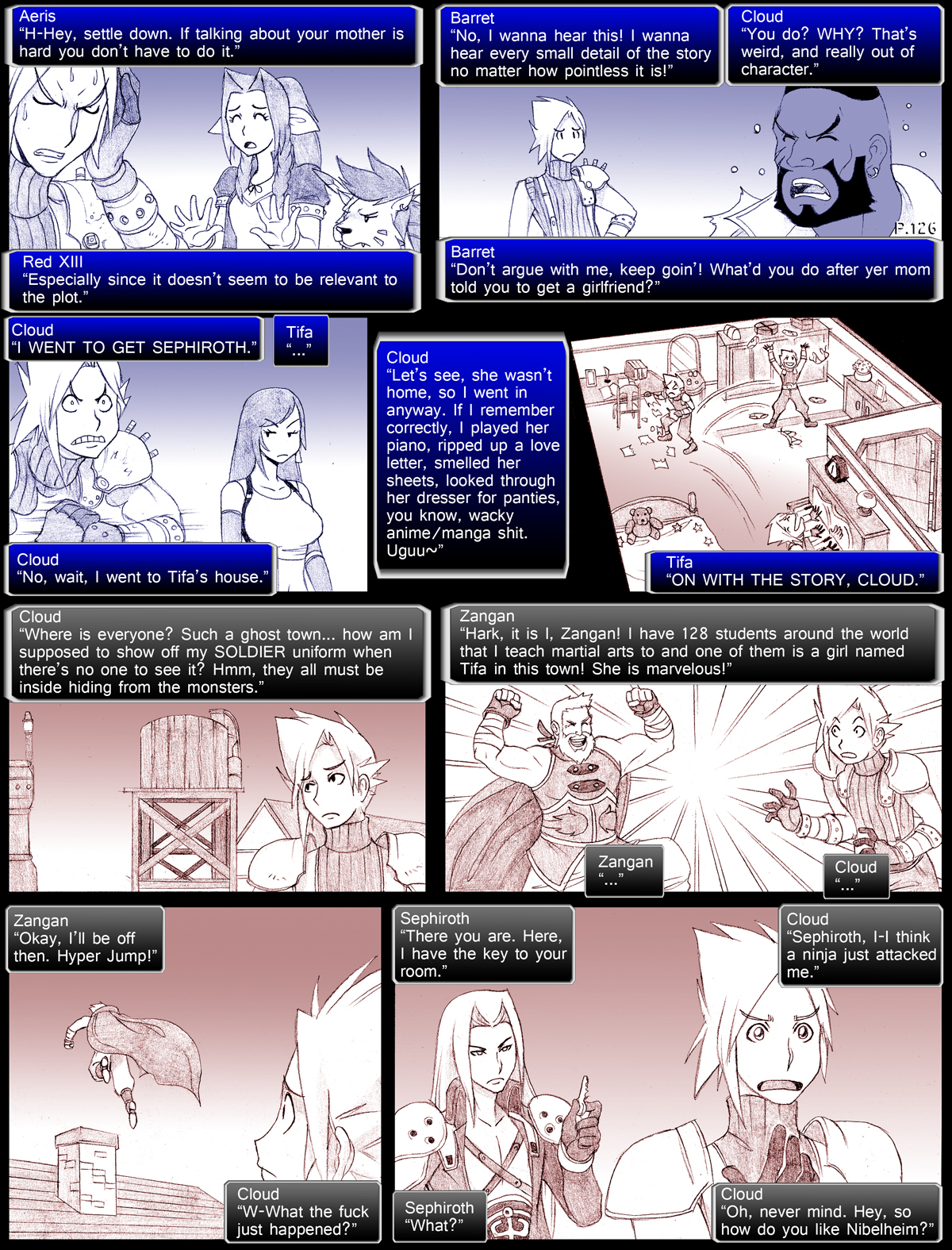 Final Fantasy VII: The Sevening (Doujinshi) Ch. 126