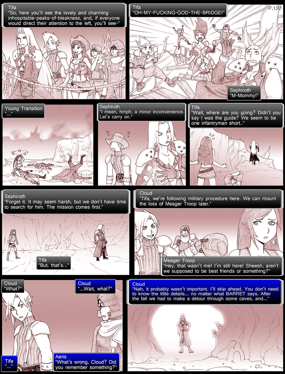 Final Fantasy VII: The Sevening (Doujinshi) Ch. 130
