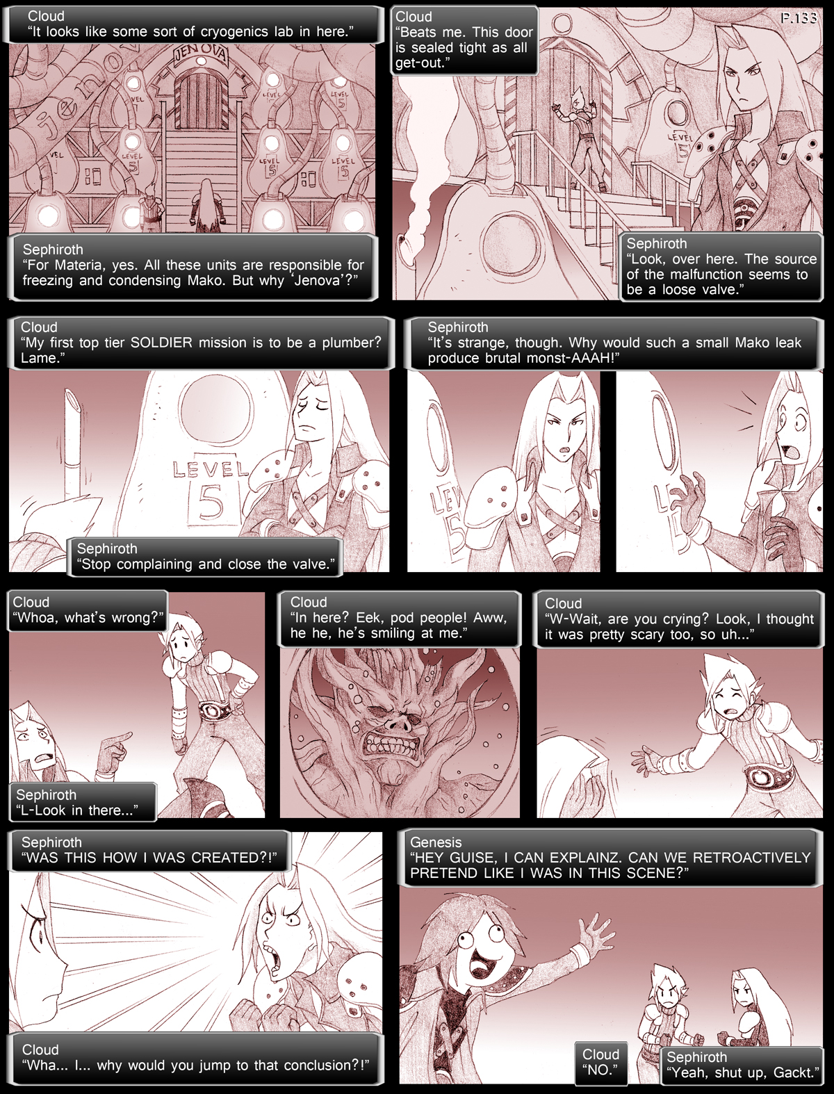 Final Fantasy VII: The Sevening (Doujinshi) Ch. 133