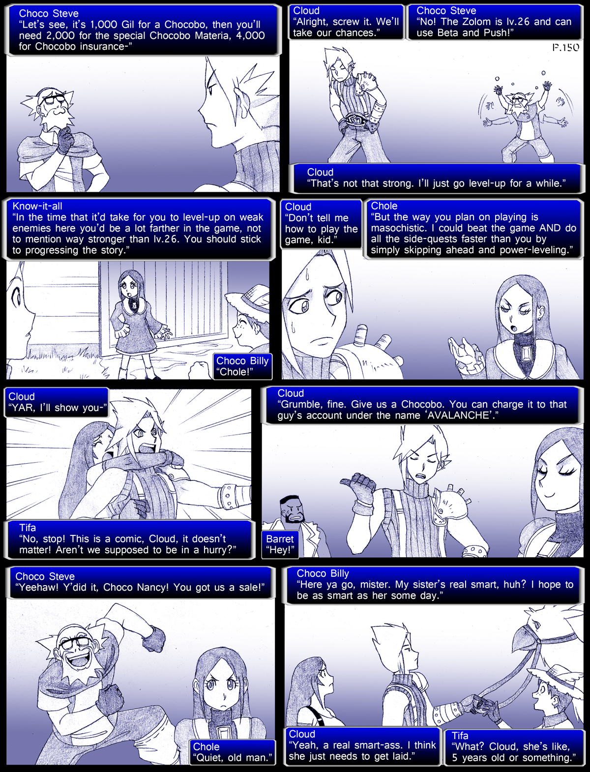 Final Fantasy VII: The Sevening (Doujinshi) Ch. 150