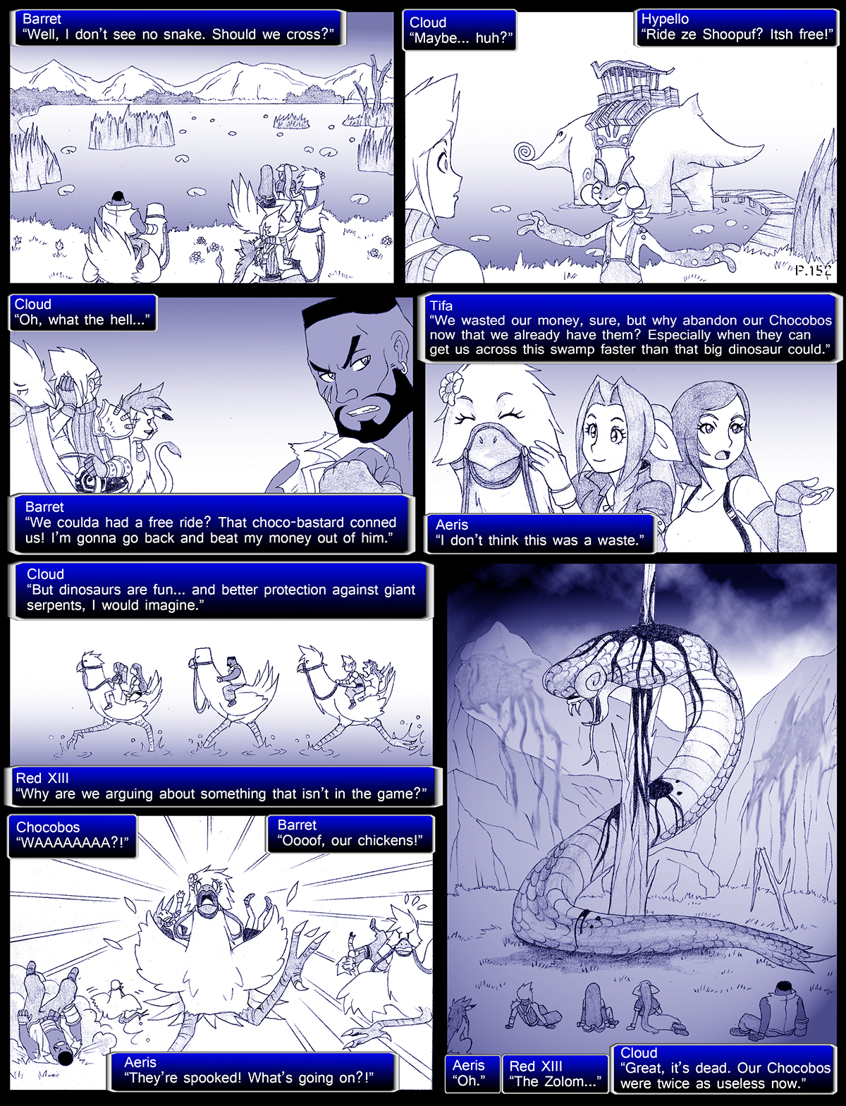 Final Fantasy VII: The Sevening (Doujinshi) Ch. 152