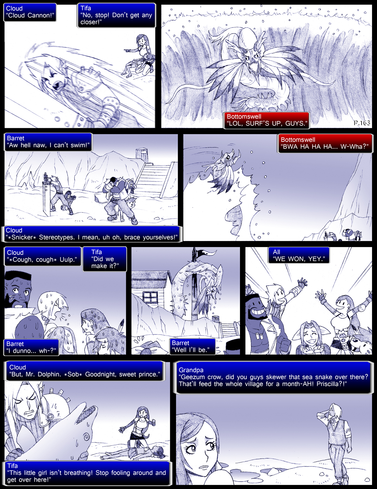 Final Fantasy VII: The Sevening (Doujinshi) Ch. 163