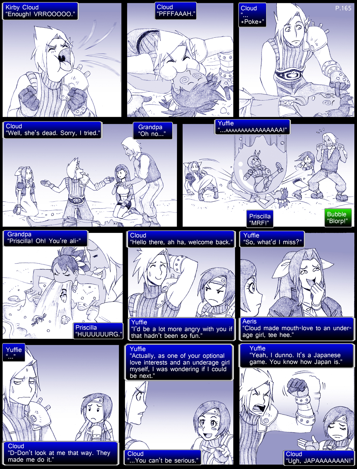 Final Fantasy VII: The Sevening (Doujinshi) Ch. 165