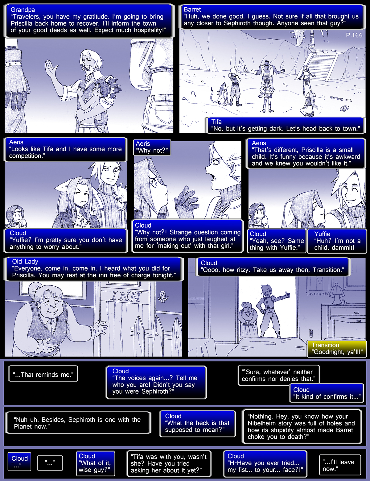 Final Fantasy VII: The Sevening (Doujinshi) Ch. 166