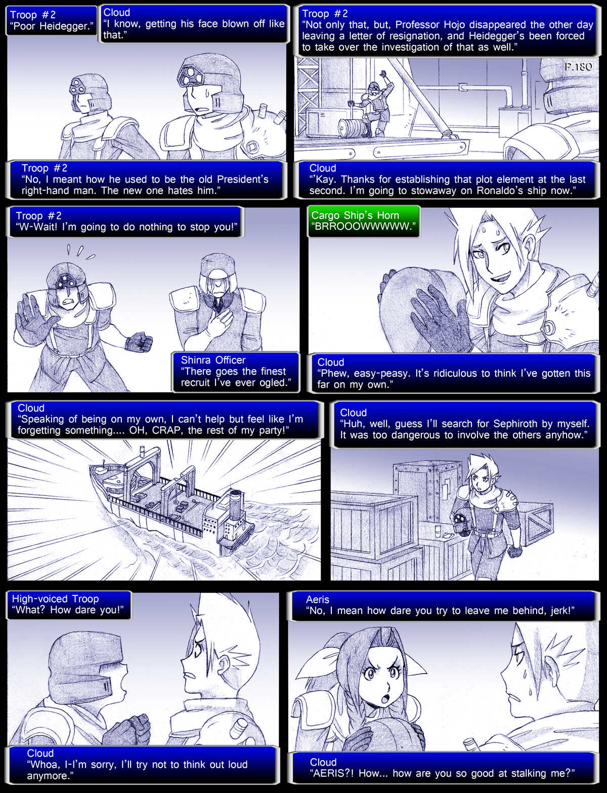 Final Fantasy VII: The Sevening (Doujinshi) Ch. 180