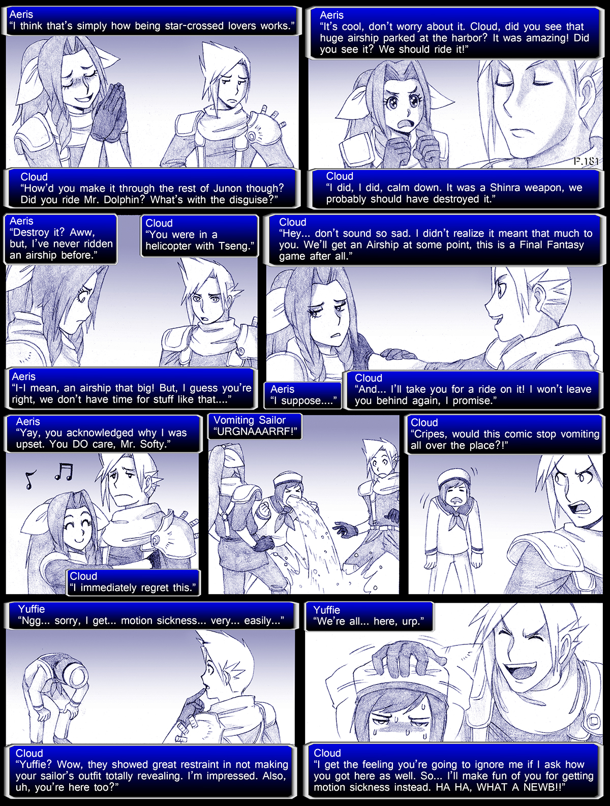 Final Fantasy VII: The Sevening (Doujinshi) Ch. 181
