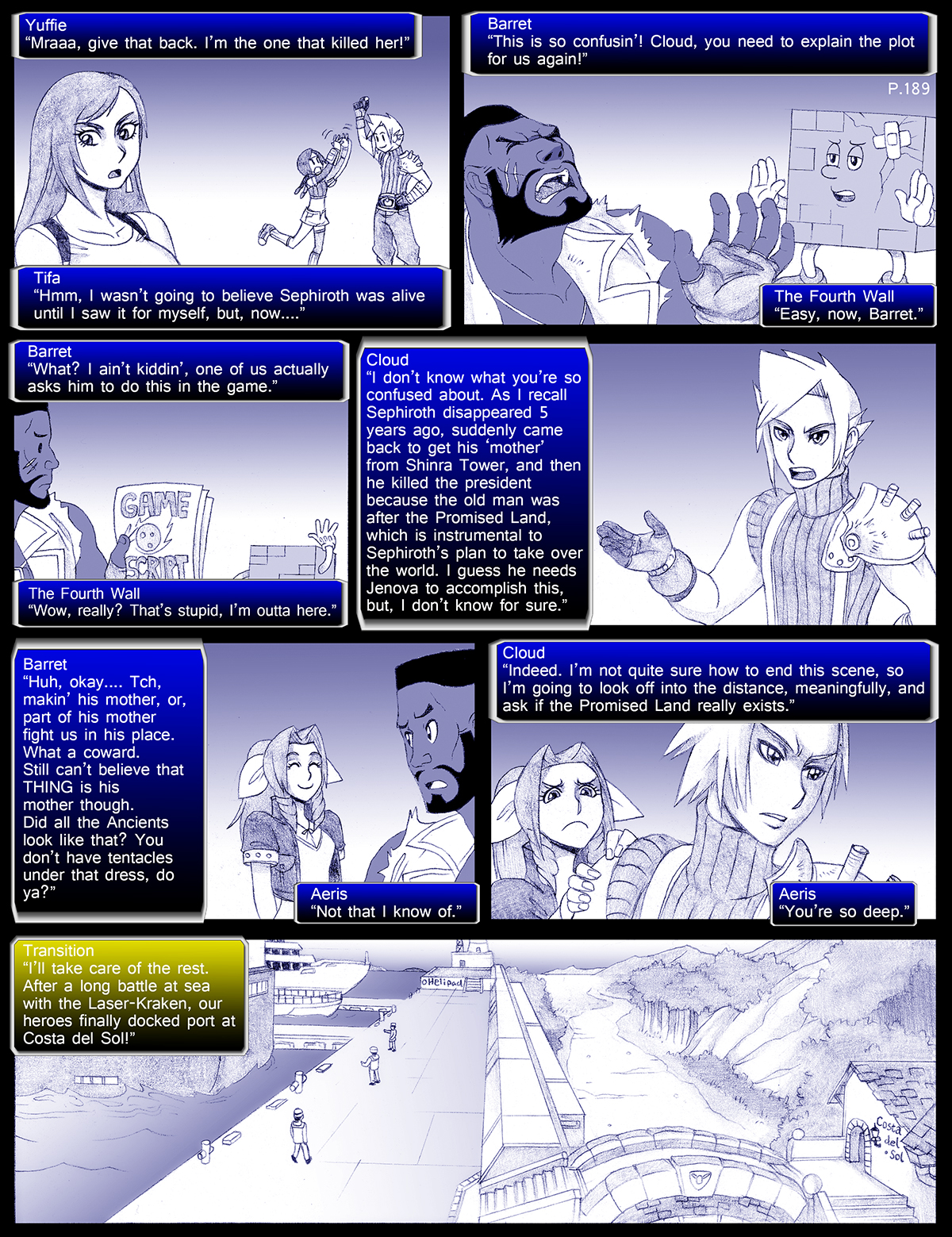 Final Fantasy VII: The Sevening (Doujinshi) Ch. 189
