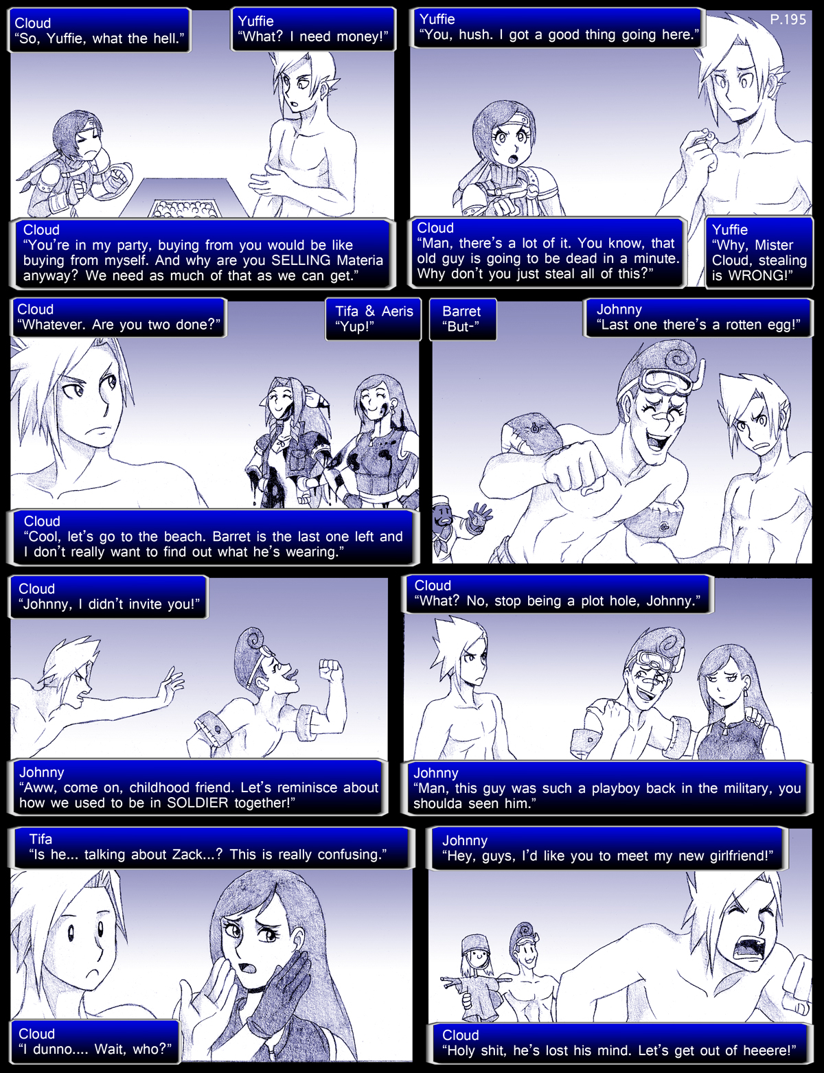 Final Fantasy VII: The Sevening (Doujinshi) Ch. 195