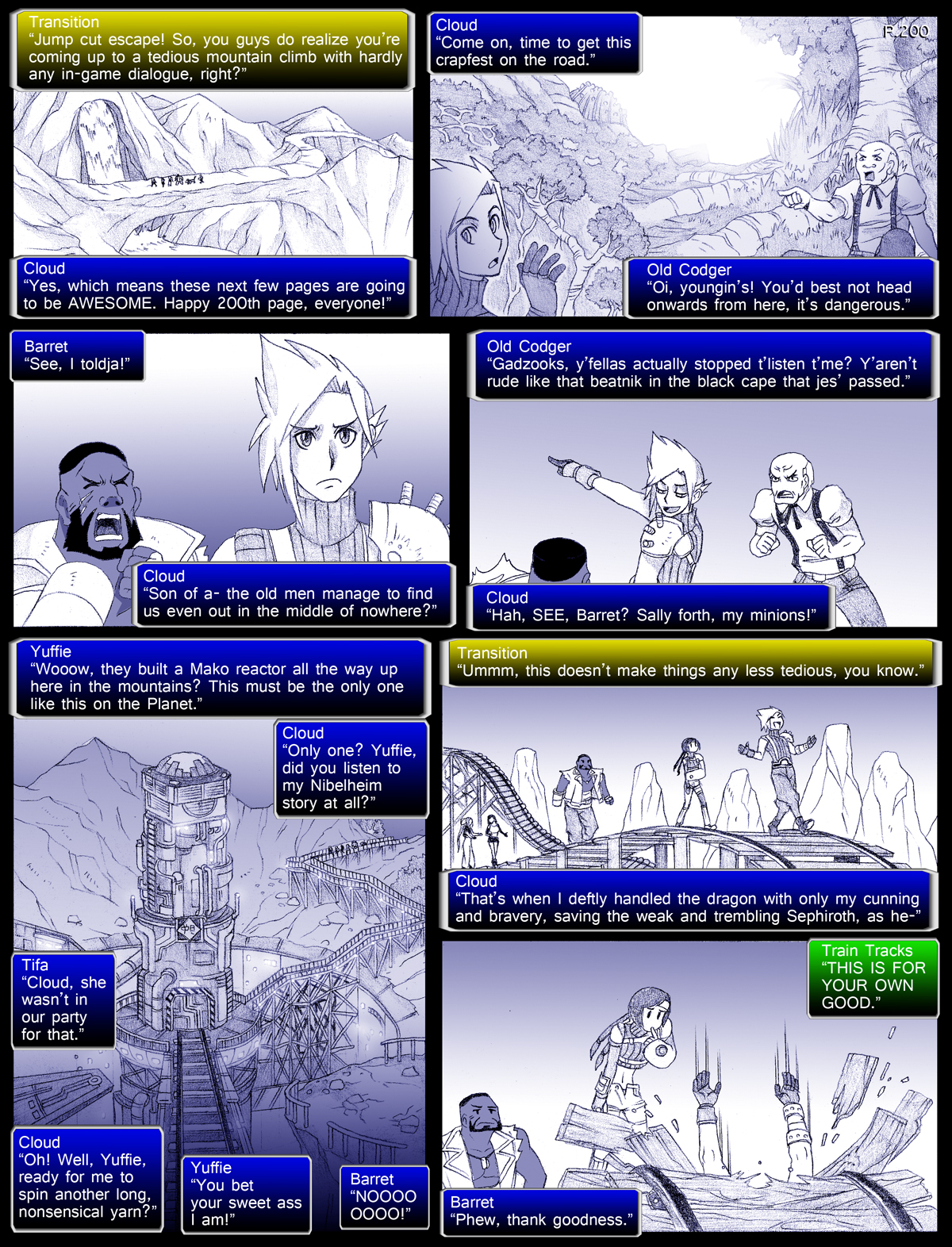 Final Fantasy VII: The Sevening (Doujinshi) Ch. 200