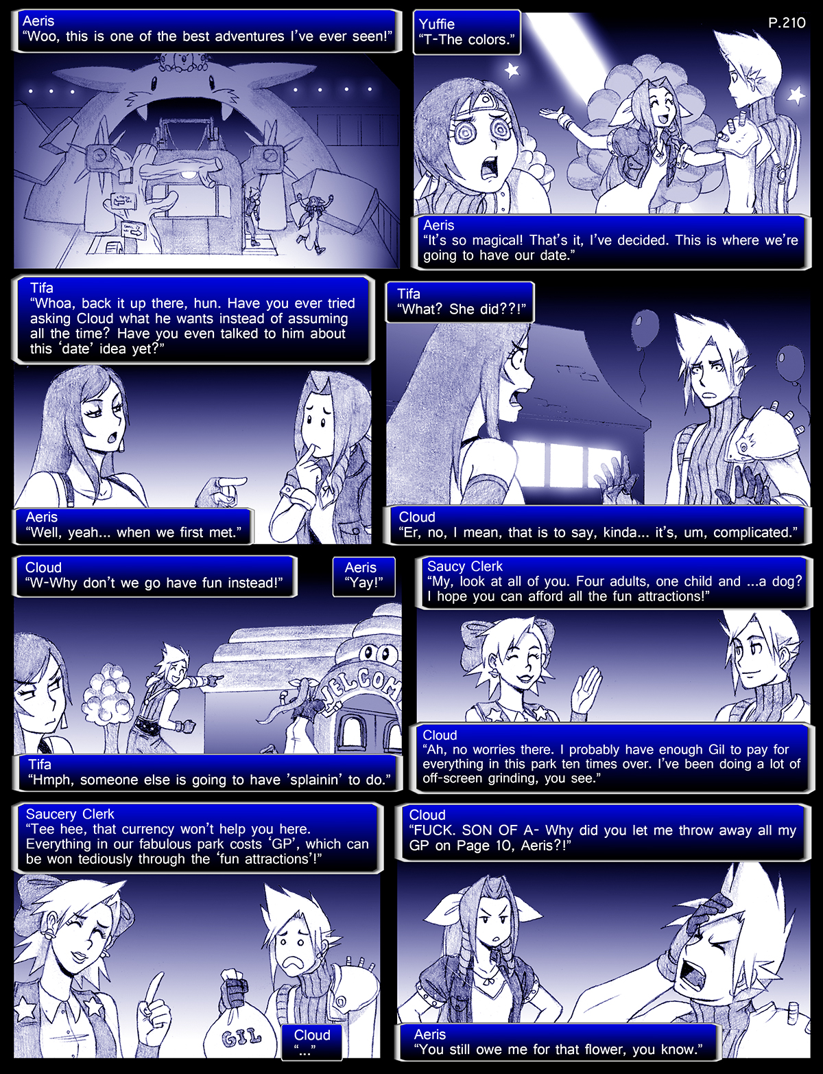 Final Fantasy VII: The Sevening (Doujinshi) Ch. 210