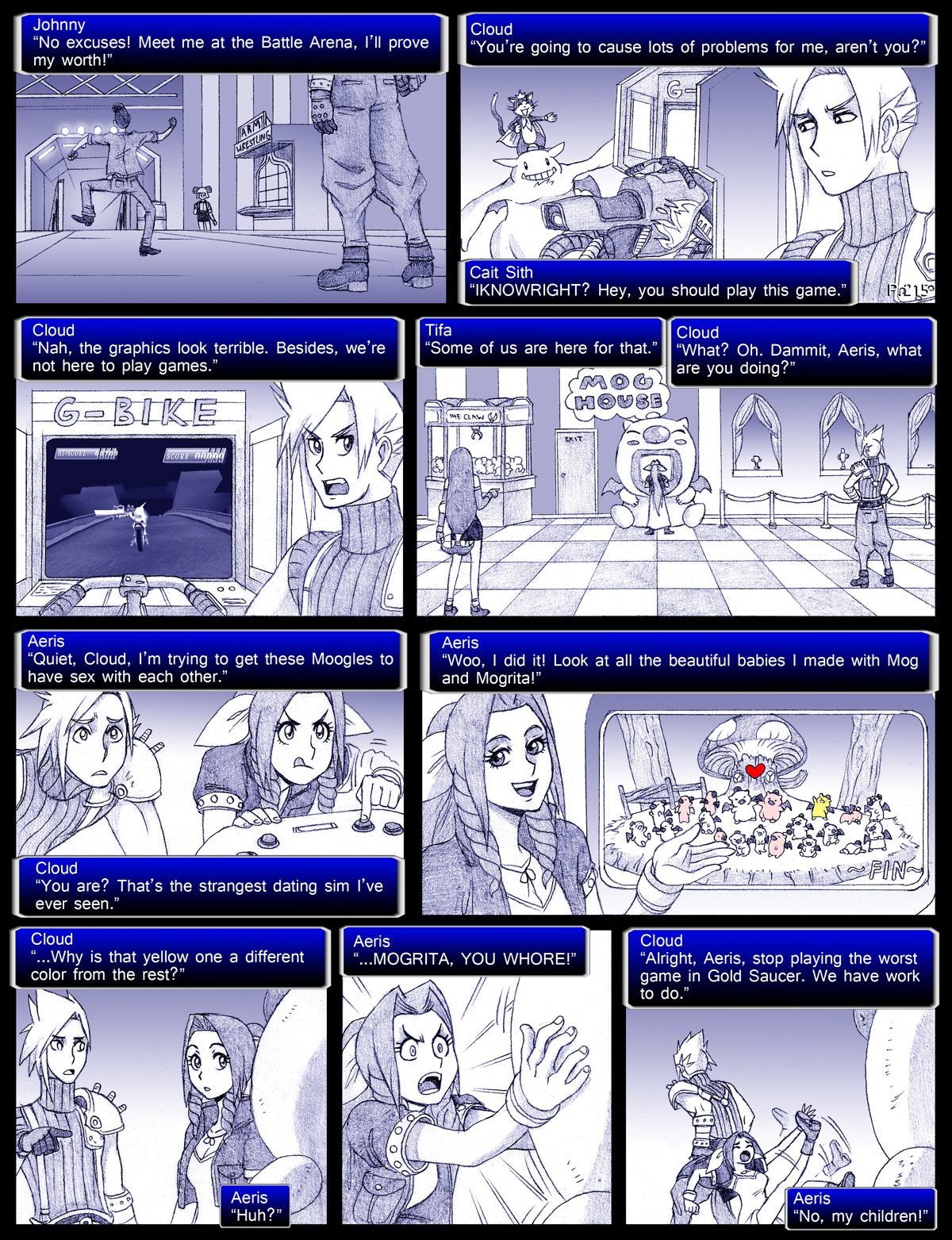 Final Fantasy VII: The Sevening (Doujinshi) Ch. 215