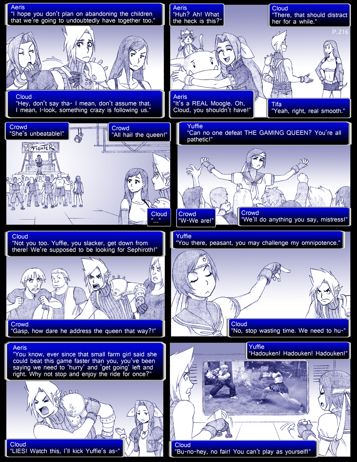 Final Fantasy VII: The Sevening (Doujinshi) Ch. 216