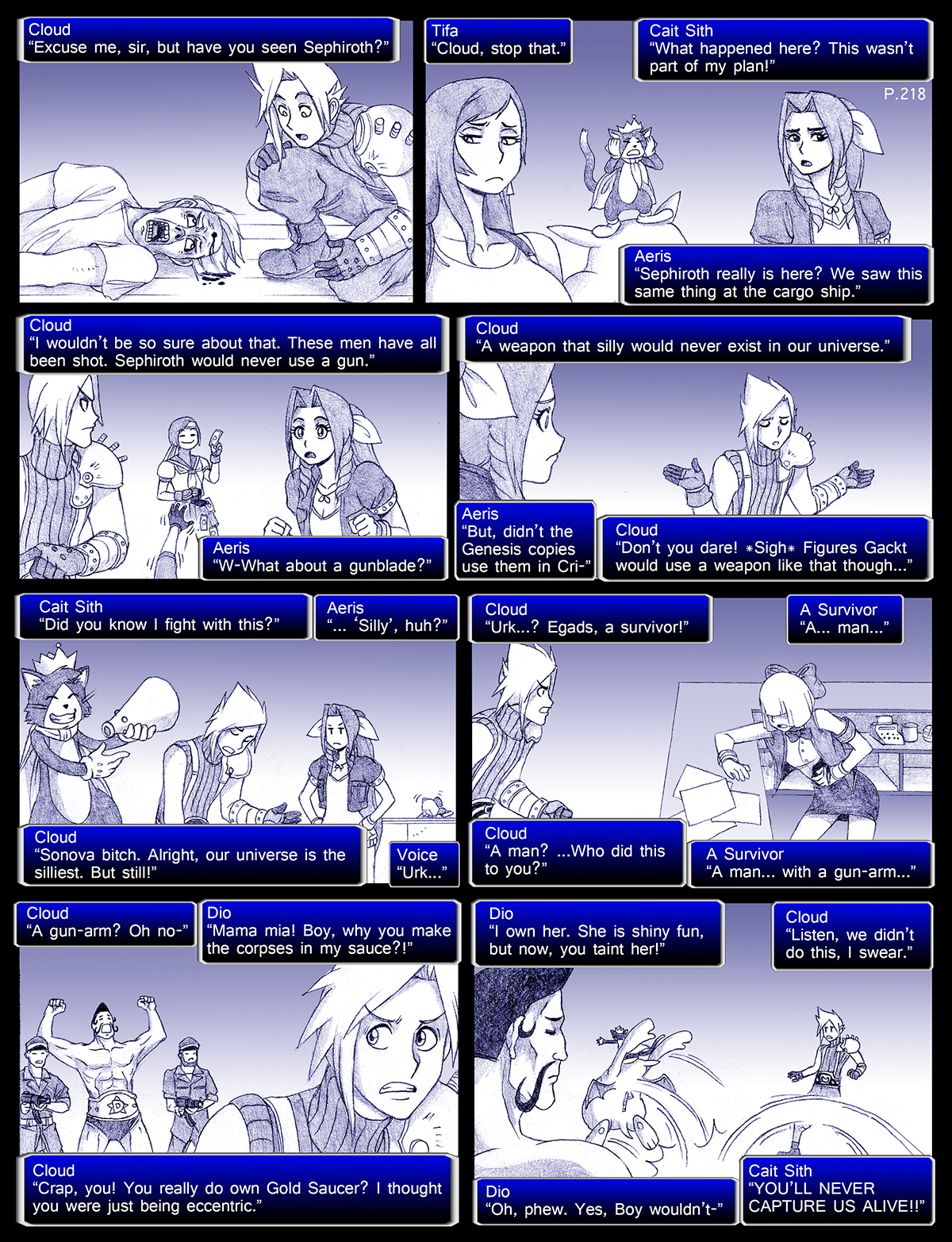 Final Fantasy VII: The Sevening (Doujinshi) Ch. 218
