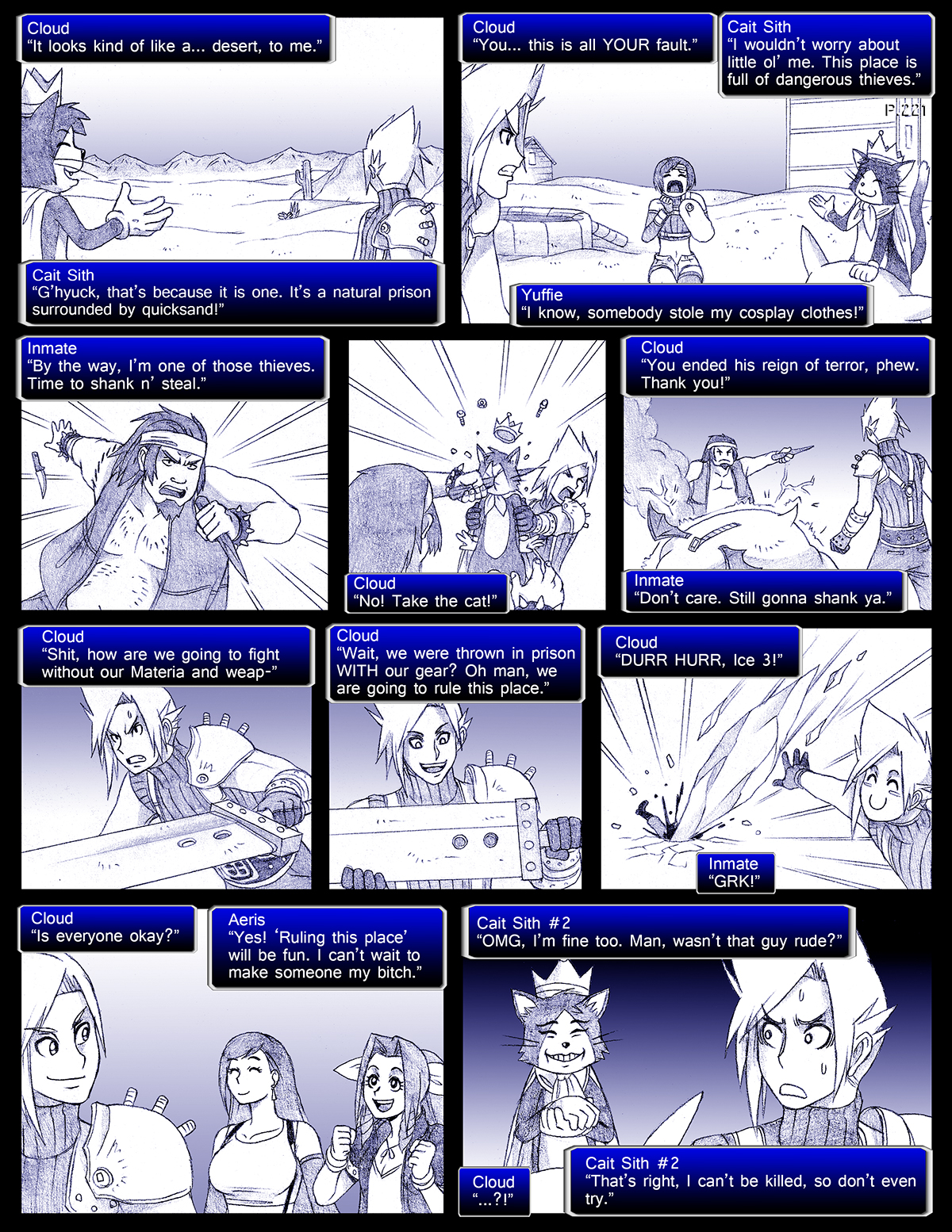 Final Fantasy VII: The Sevening (Doujinshi) Ch. 221
