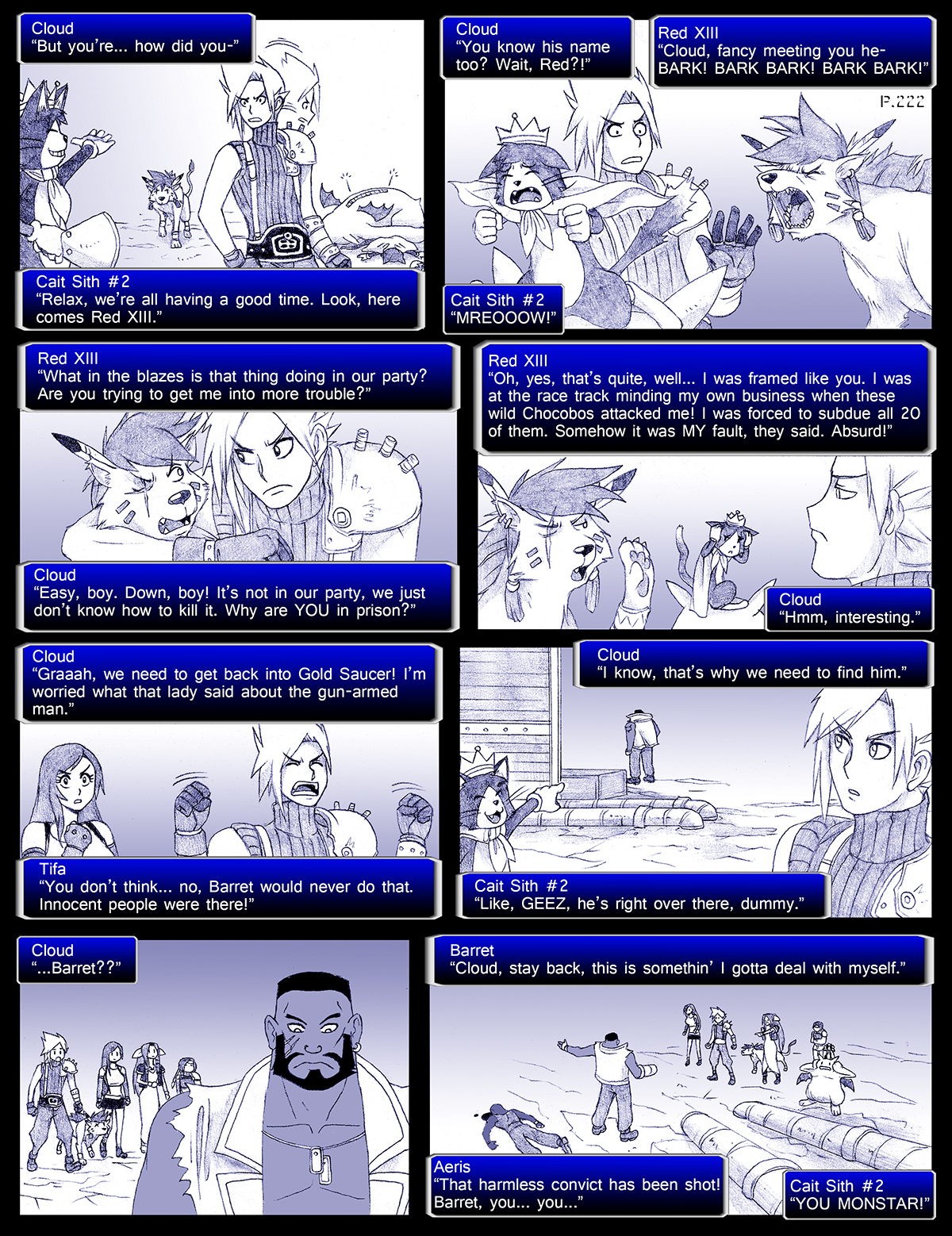 Final Fantasy VII: The Sevening (Doujinshi) Ch. 222
