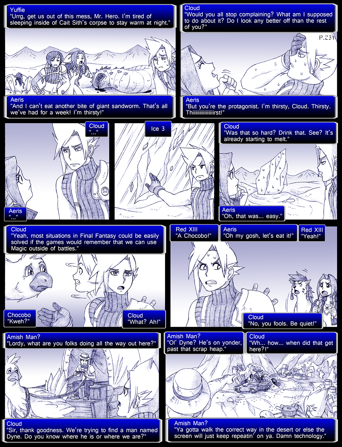 Final Fantasy VII: The Sevening (Doujinshi) Ch. 231