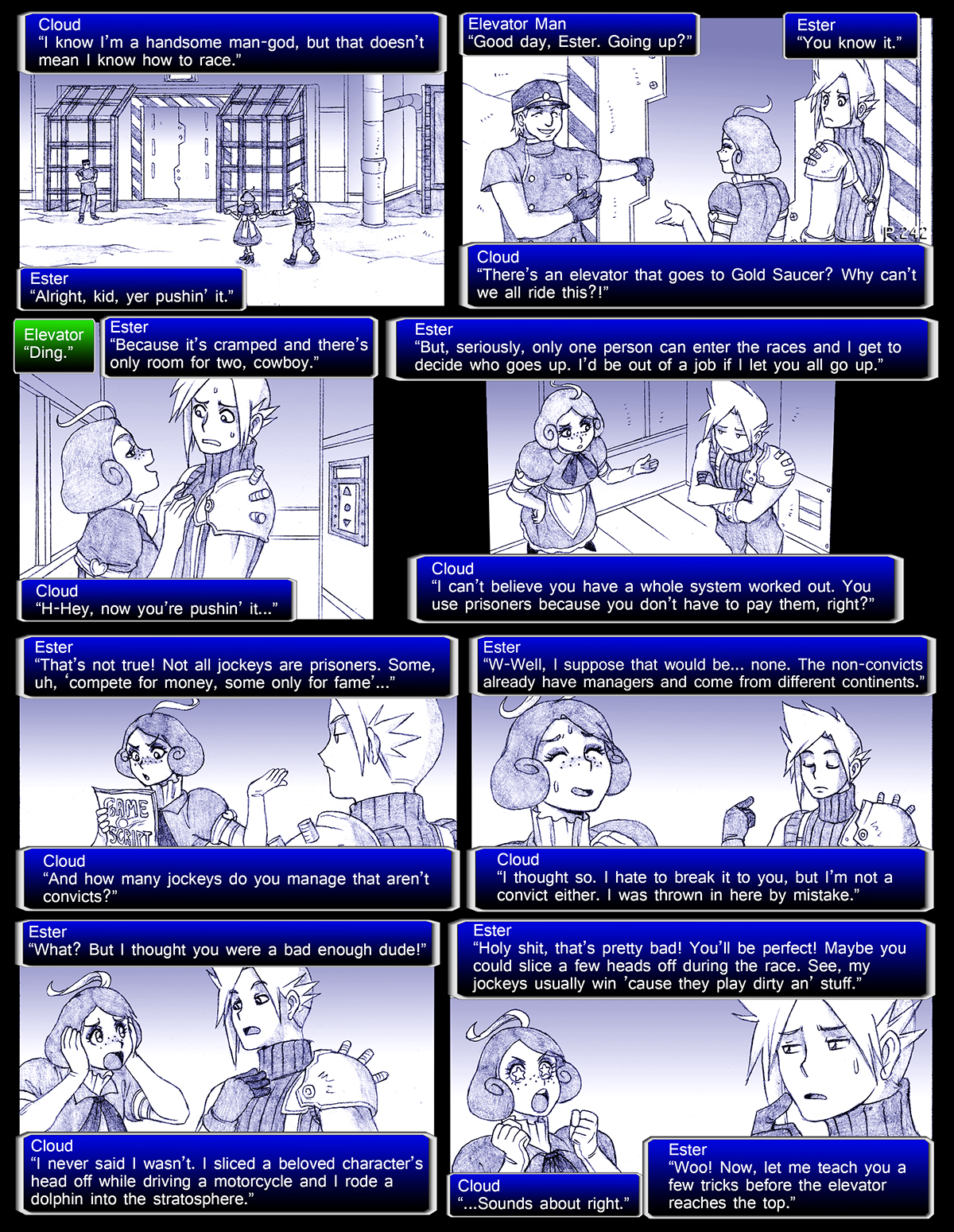Final Fantasy VII: The Sevening (Doujinshi) Ch. 242