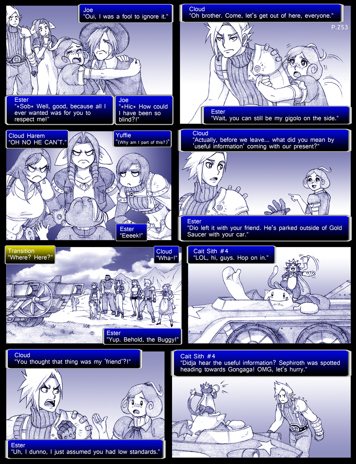 Final Fantasy VII: The Sevening (Doujinshi) Ch. 253