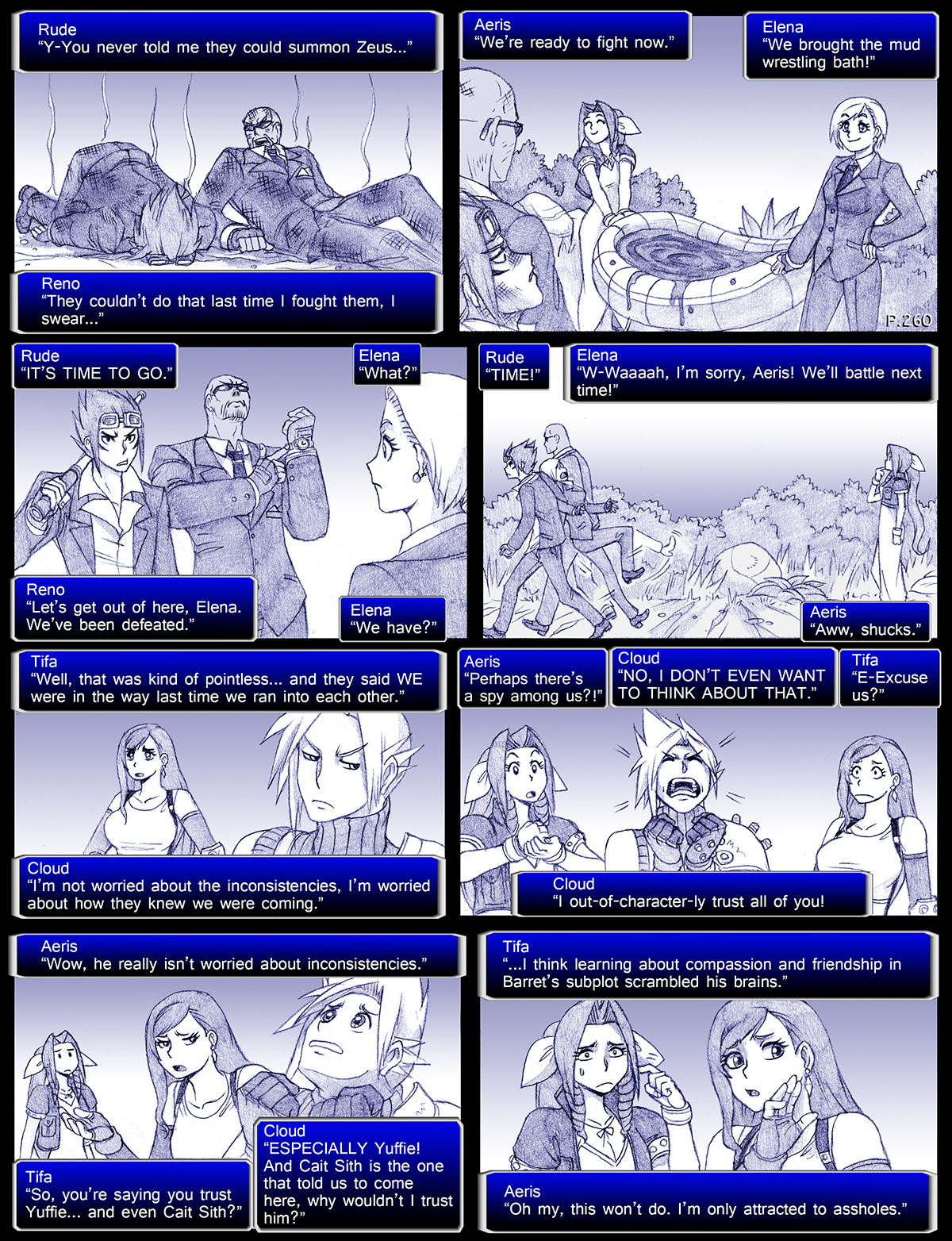 Final Fantasy VII: The Sevening (Doujinshi) Ch. 260
