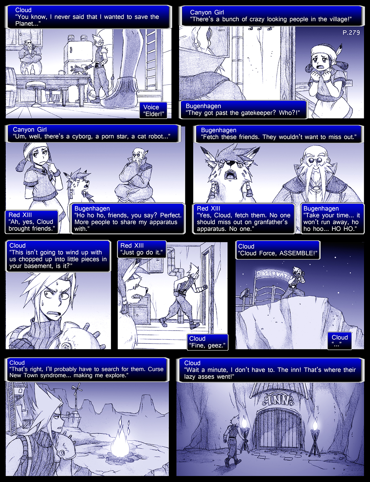 Final Fantasy VII: The Sevening (Doujinshi) Ch. 279