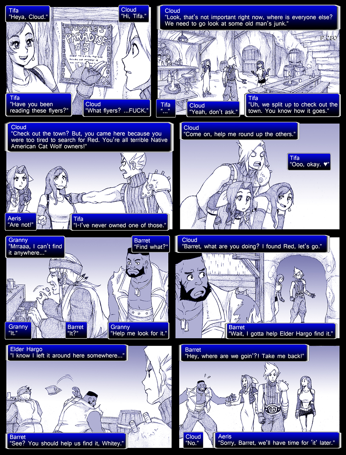 Final Fantasy VII: The Sevening (Doujinshi) Ch. 280