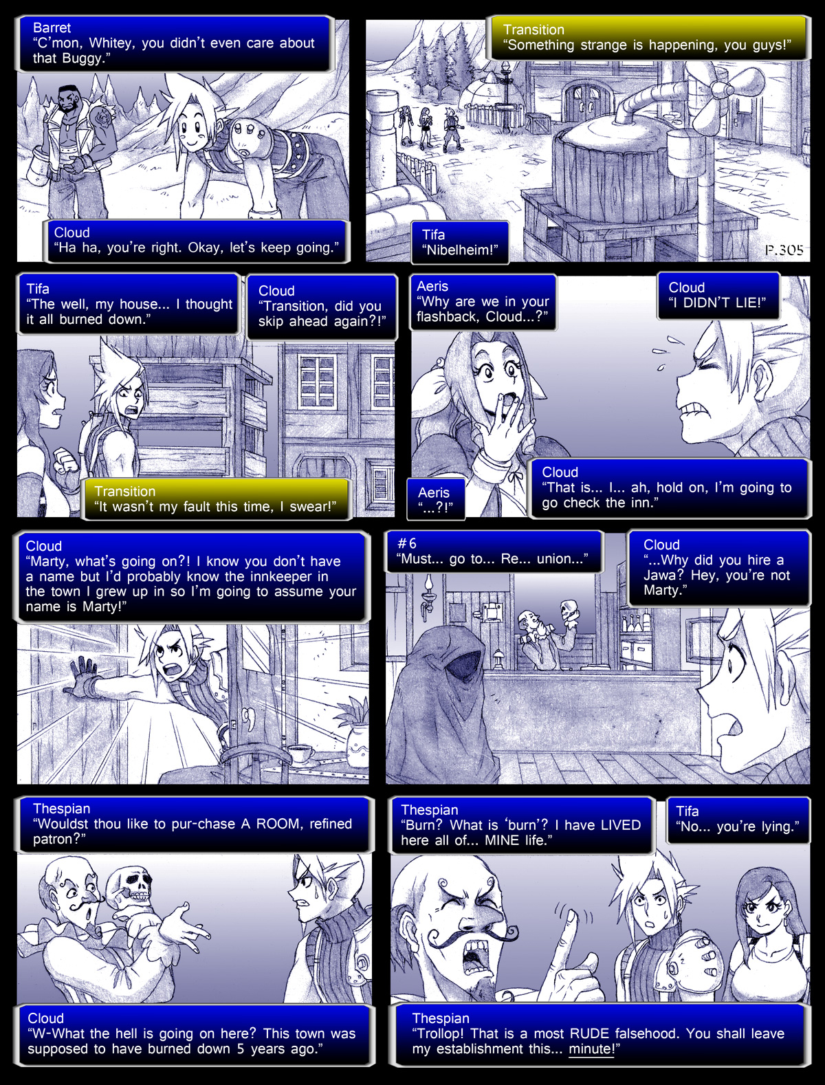 Final Fantasy VII: The Sevening (Doujinshi) Ch. 305