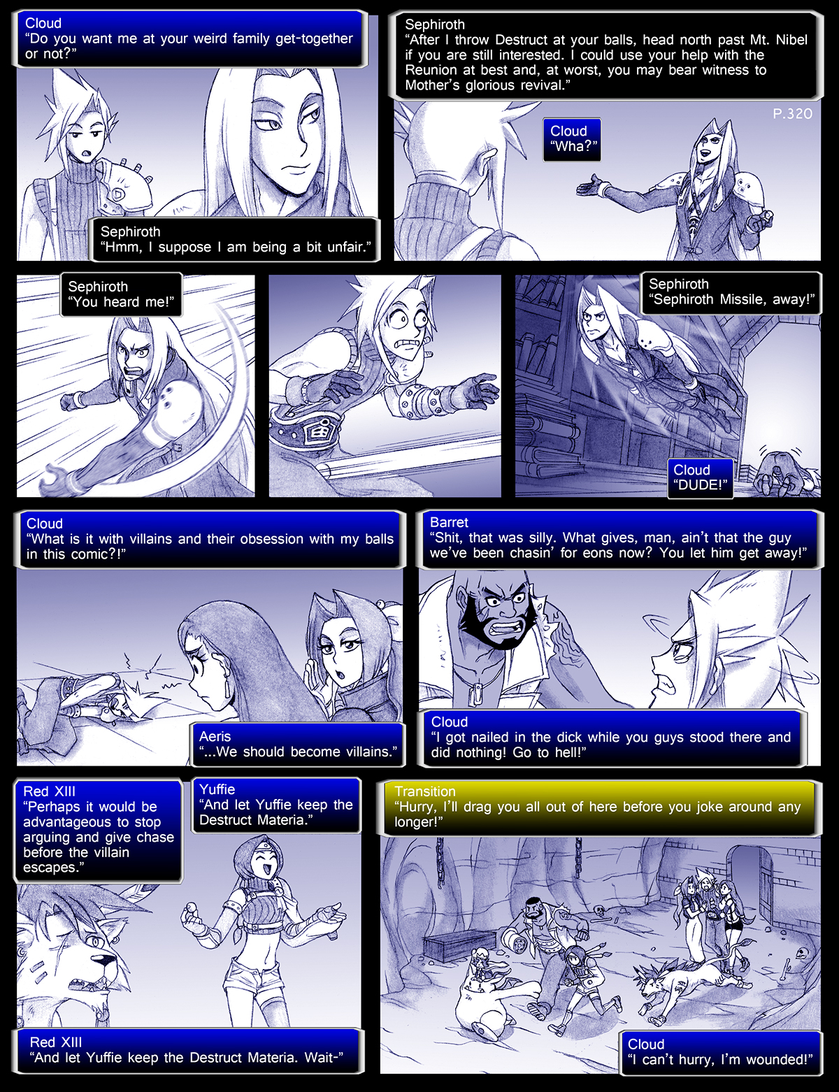 Final Fantasy VII: The Sevening (Doujinshi) Ch. 320