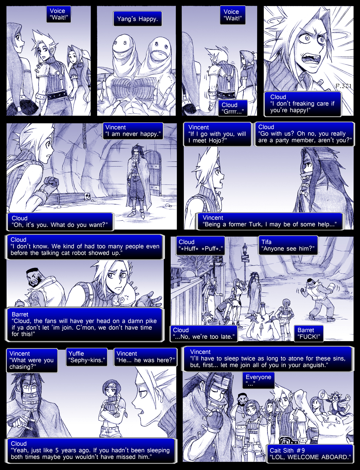 Final Fantasy VII: The Sevening (Doujinshi) Ch. 321