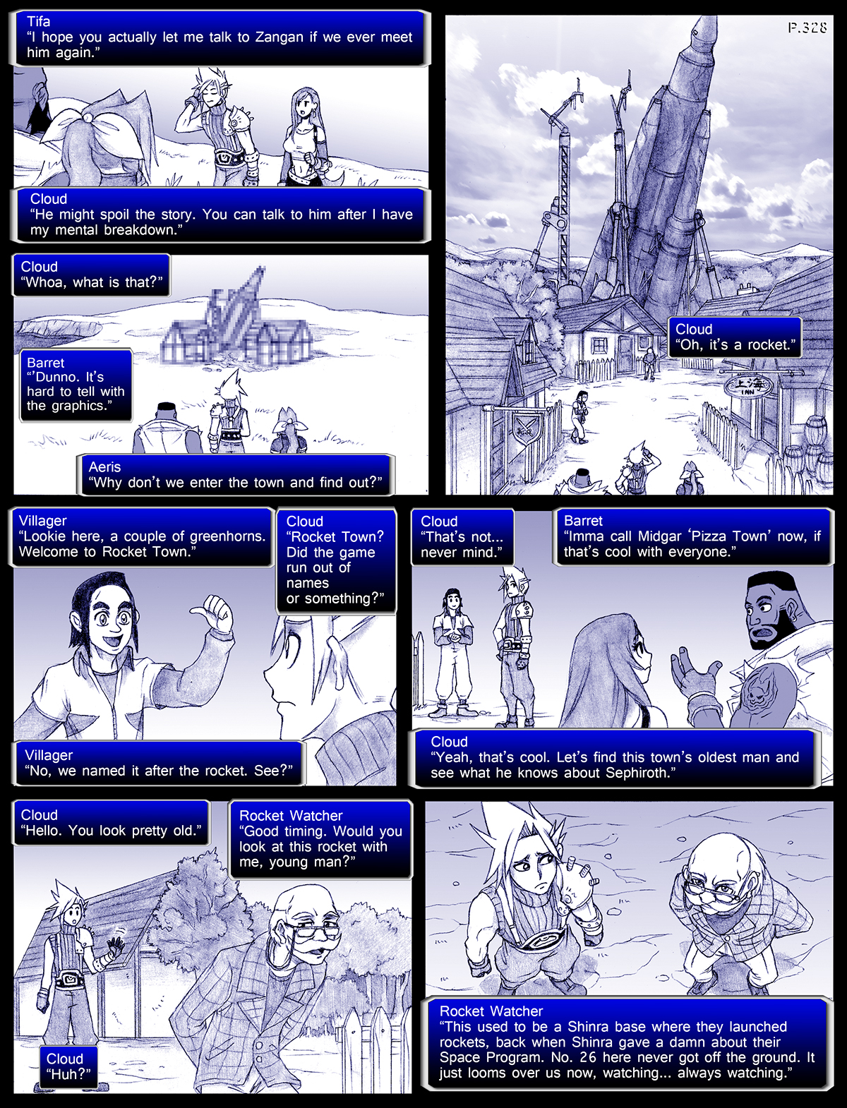 Final Fantasy VII: The Sevening (Doujinshi) Ch. 328