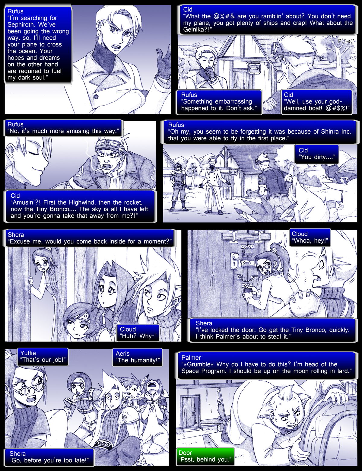 Final Fantasy VII: The Sevening (Doujinshi) Ch. 342