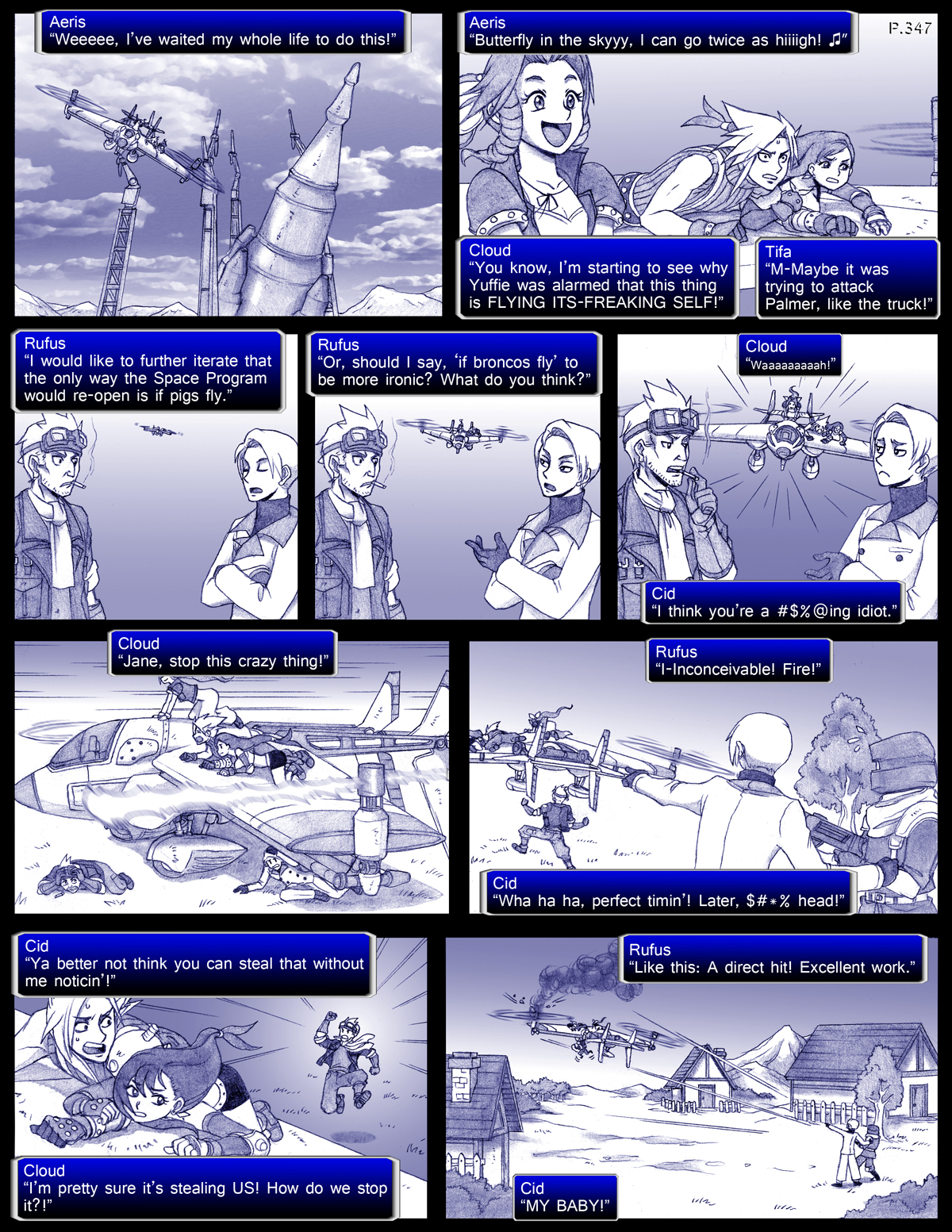 Final Fantasy VII: The Sevening (Doujinshi) Ch. 347