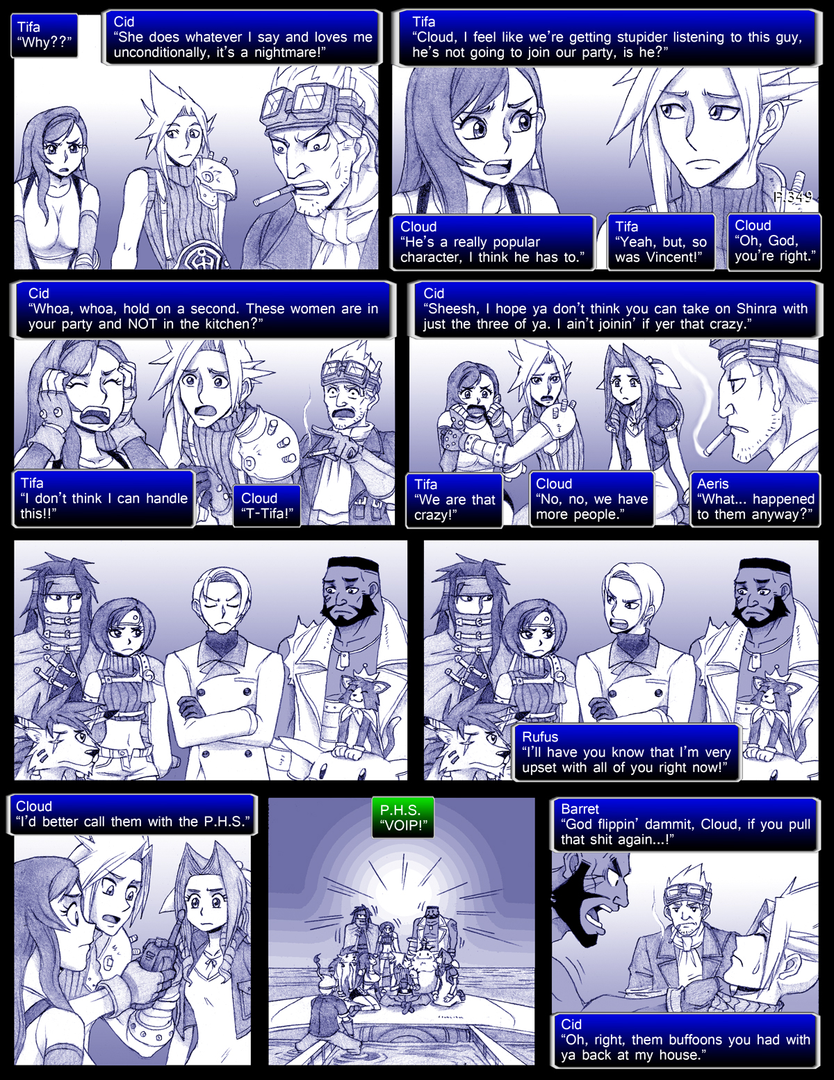 Final Fantasy VII: The Sevening (Doujinshi) Ch. 349