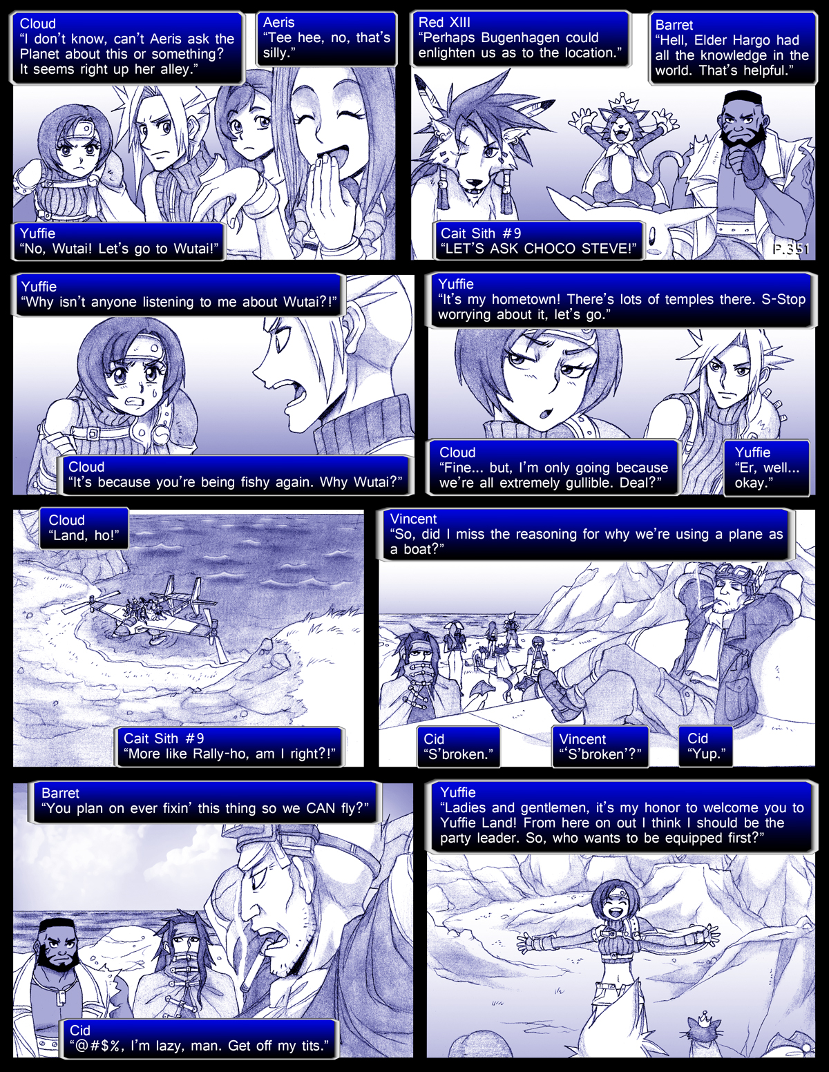 Final Fantasy VII: The Sevening (Doujinshi) Ch. 351