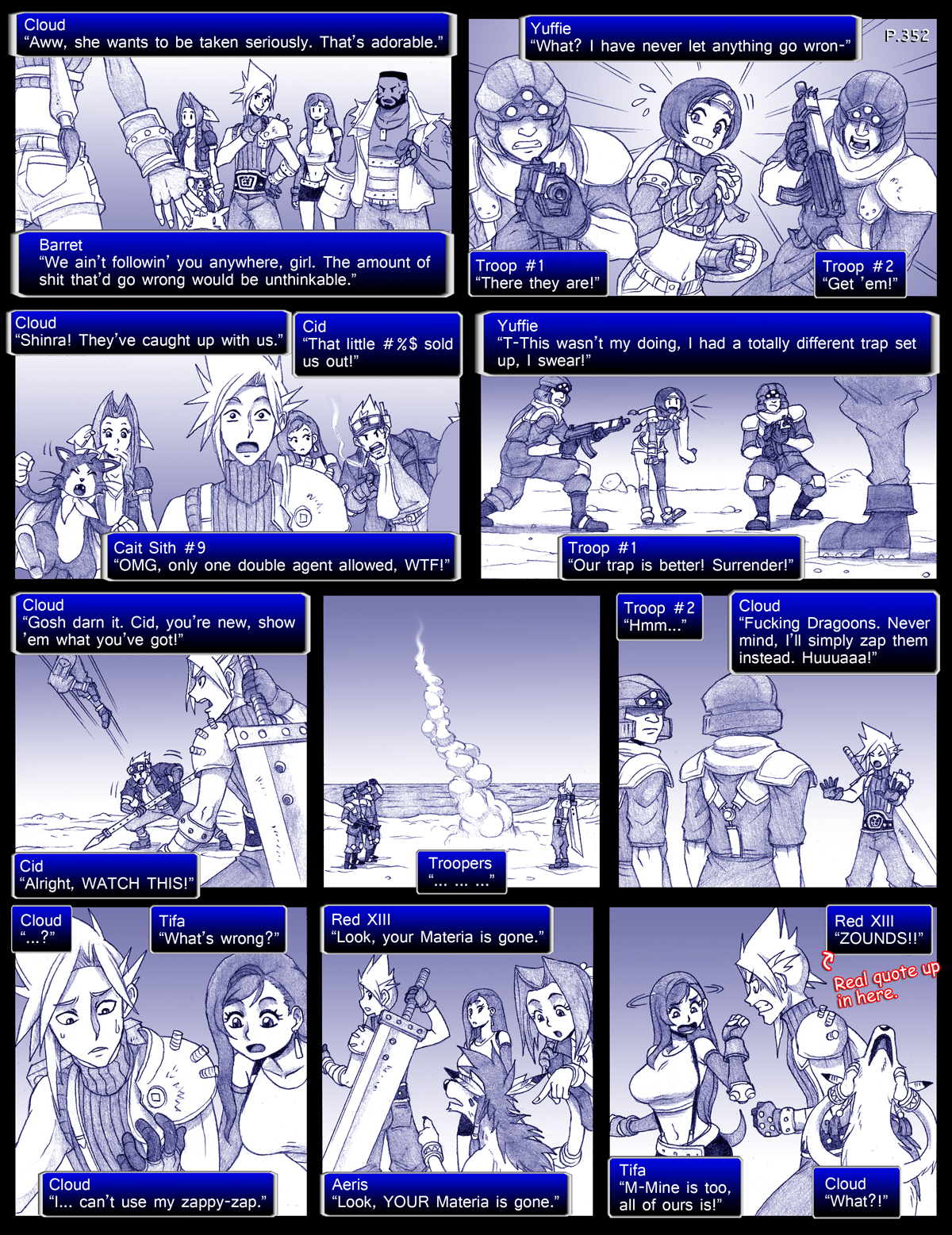 Final Fantasy VII: The Sevening (Doujinshi) Ch. 352