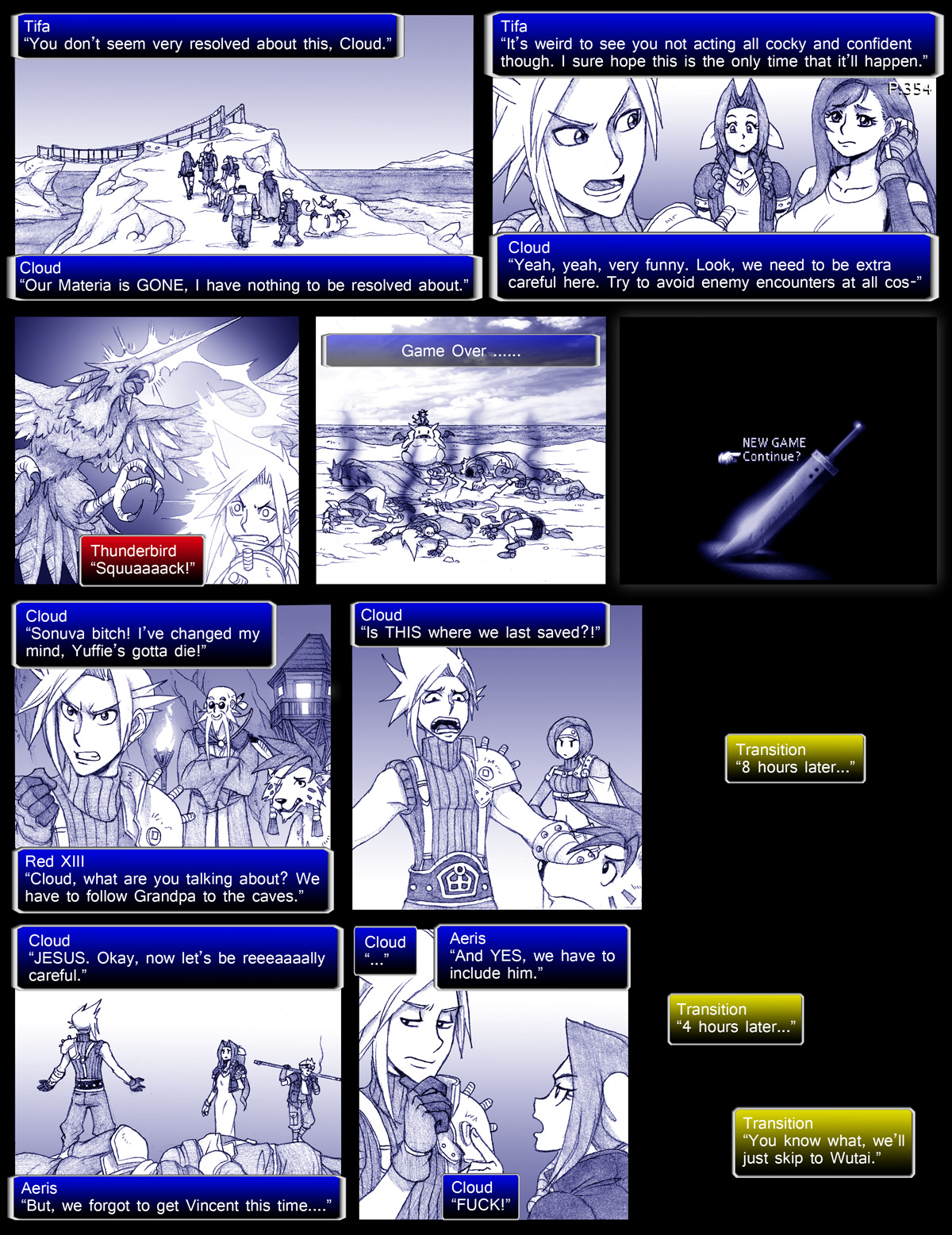 Final Fantasy VII: The Sevening (Doujinshi) Ch. 354