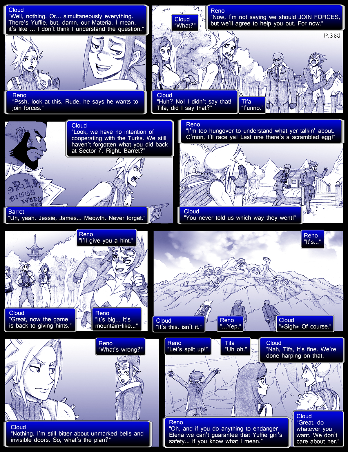 Final Fantasy VII: The Sevening (Doujinshi) Ch. 368